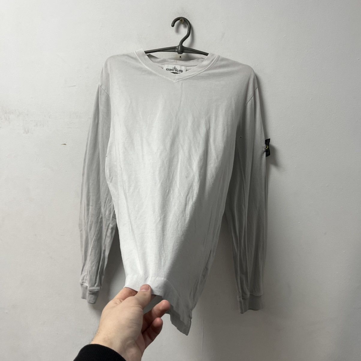 Stone Island Stone Island longsleeve white size L Size US L / EU 52-54 / 3 - 7 Thumbnail