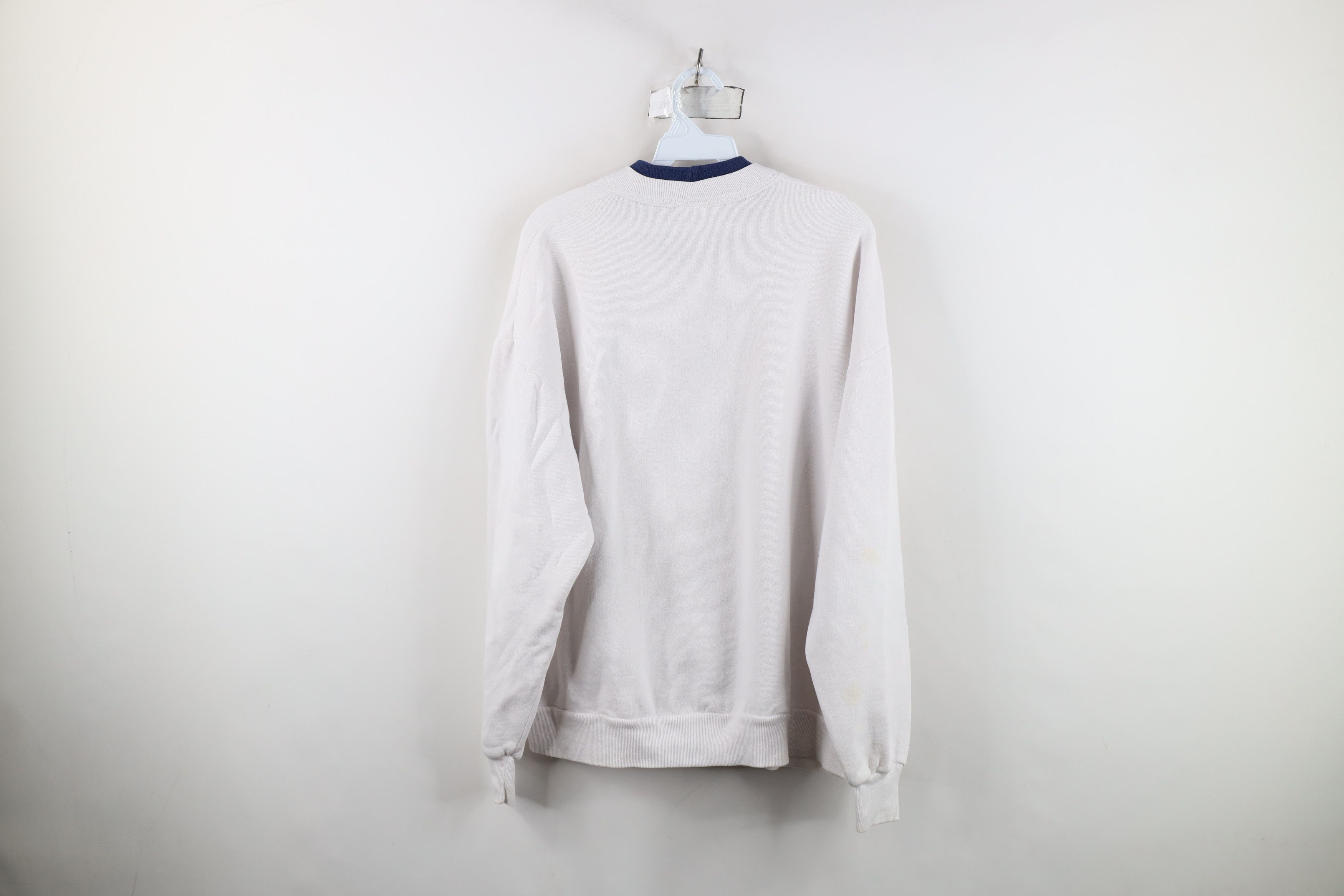 Vintage Vintage 90s Streetwear Boat Anchor Sweatshirt White USA Size XL / US 12-14 / IT 48-50 - 12 Thumbnail
