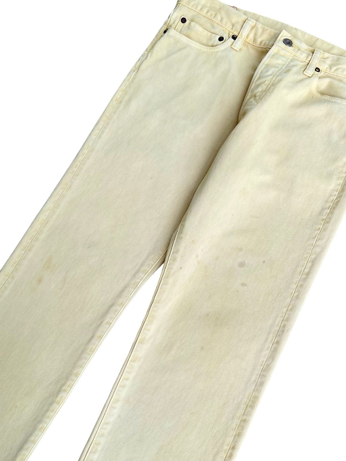 Kapital Pastel Pollen Yellow Woven Denim Size US 31 - 4 Thumbnail