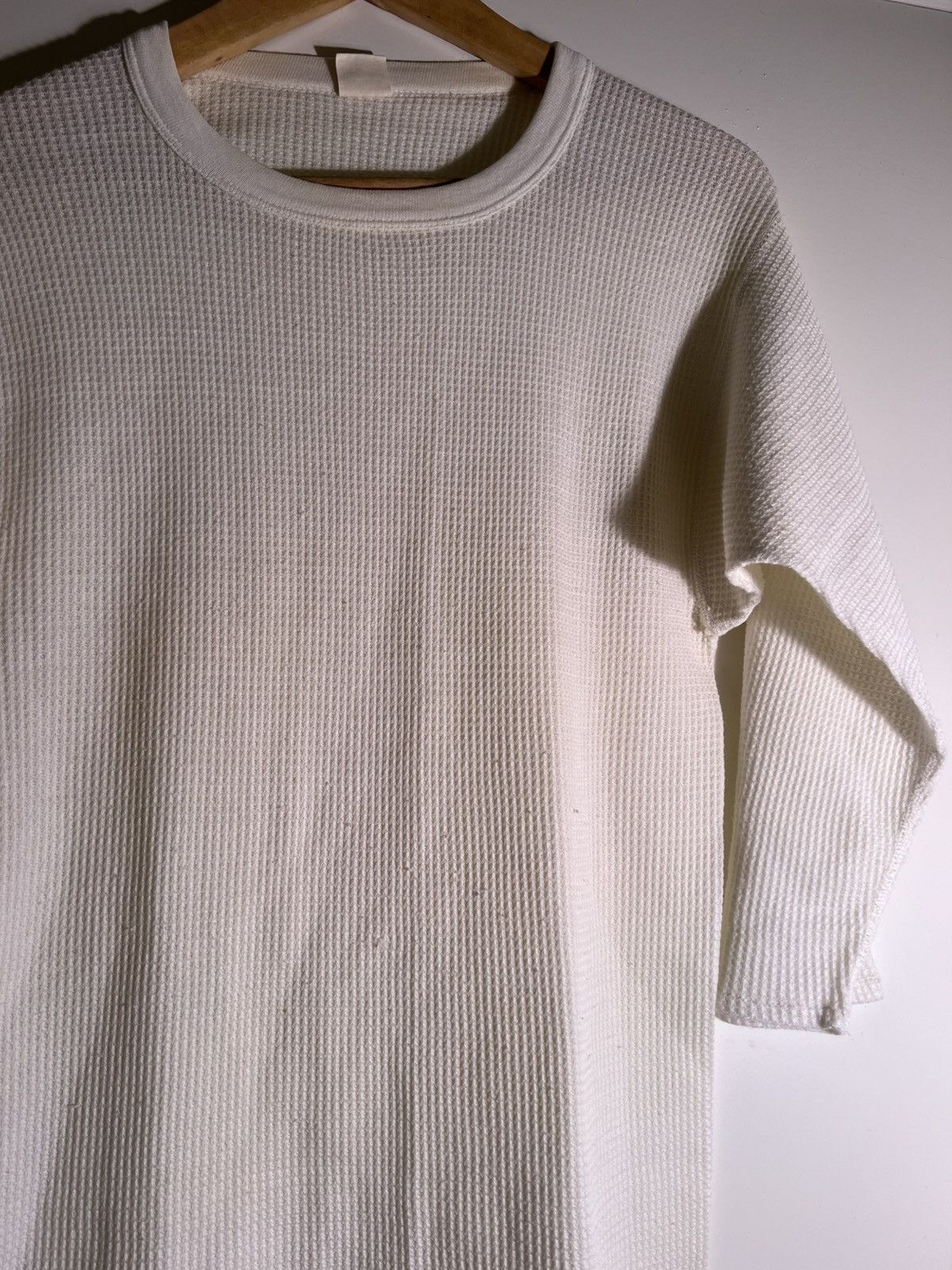 Vintage 70’s 80’s VTG Vintage Thermal Underwear Retro Waffle Shirt Size US XL / EU 56 / 4 - 3 Thumbnail