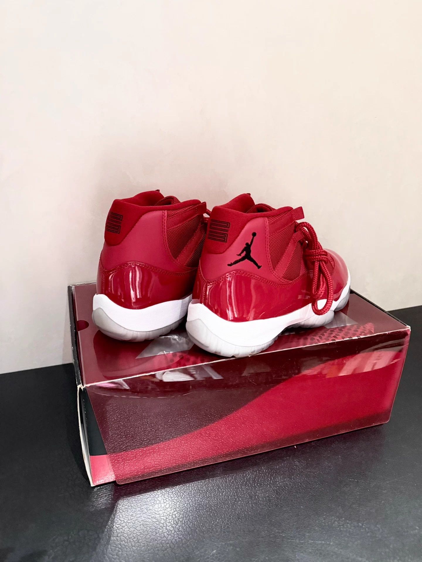 Nike Air Jordan 11 'Win Like '96' OG Red High Top Sneaker Size US 10 / EU 43 - 2 Thumbnail