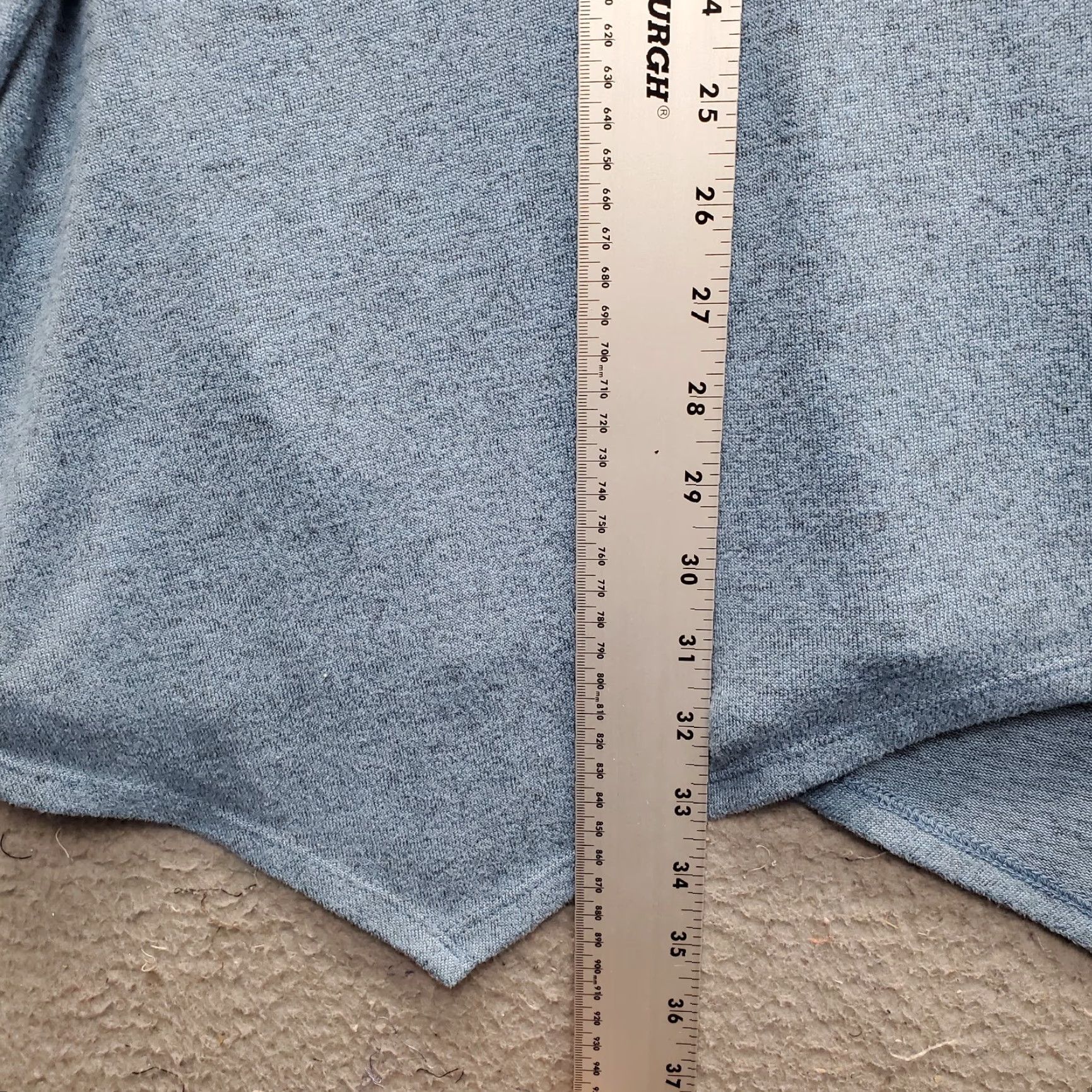 Vintage LOGO by Lori Goldstein Cardigan Sweater Womens 2X Blue V-Neck Asymmetrical Hem Knit Compact Casual Everyday Mens Size XXL / US 16-18 / IT 52-54 - 3 Thumbnail