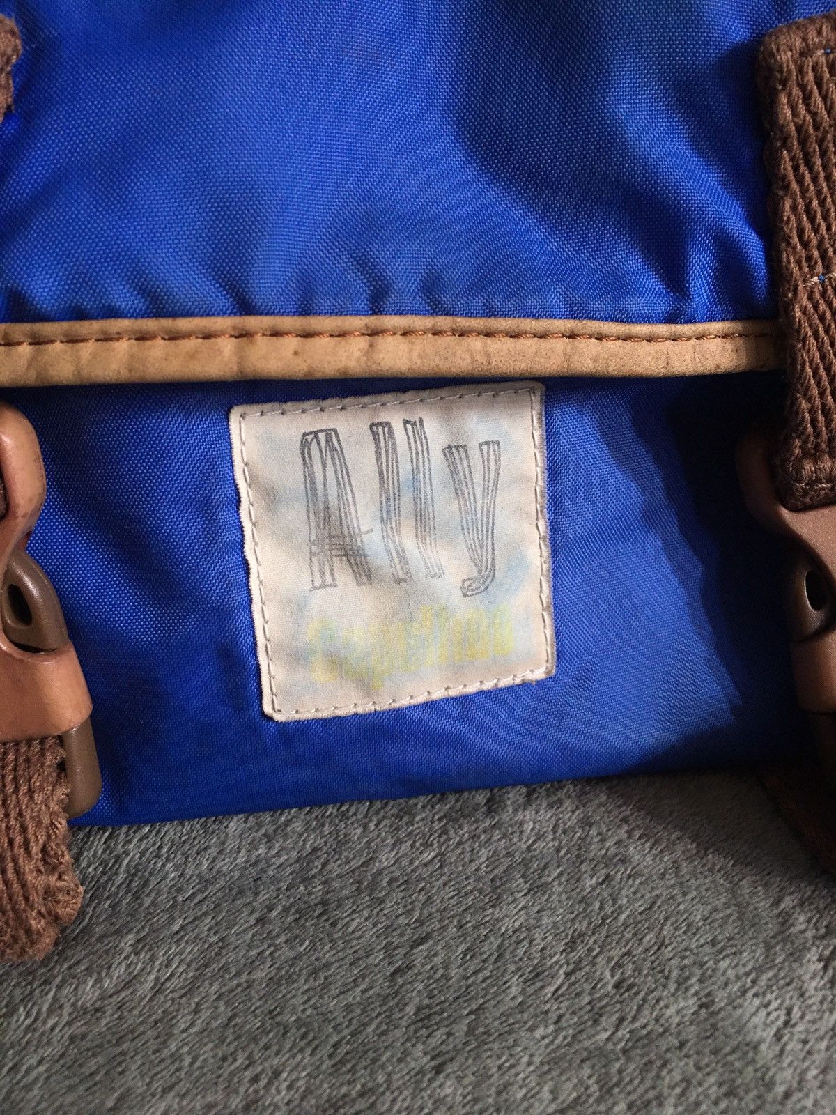 Ally Capellino ALLY CAPELLINO Blue Canvas Messenger Shoulder Bag Size ONE SIZE - 2 Thumbnail