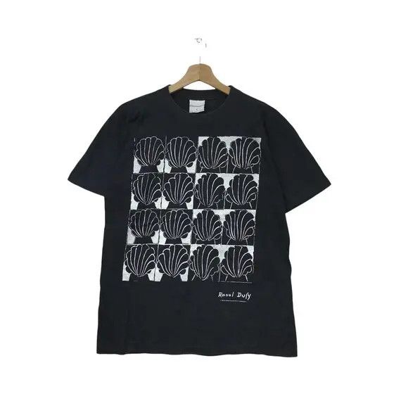 Vintage Vtg 1992 RAOUL DUFY FAUVISM Painting Artwork Tee Shirt Size S / US 4 / IT 40 - 2 Thumbnail