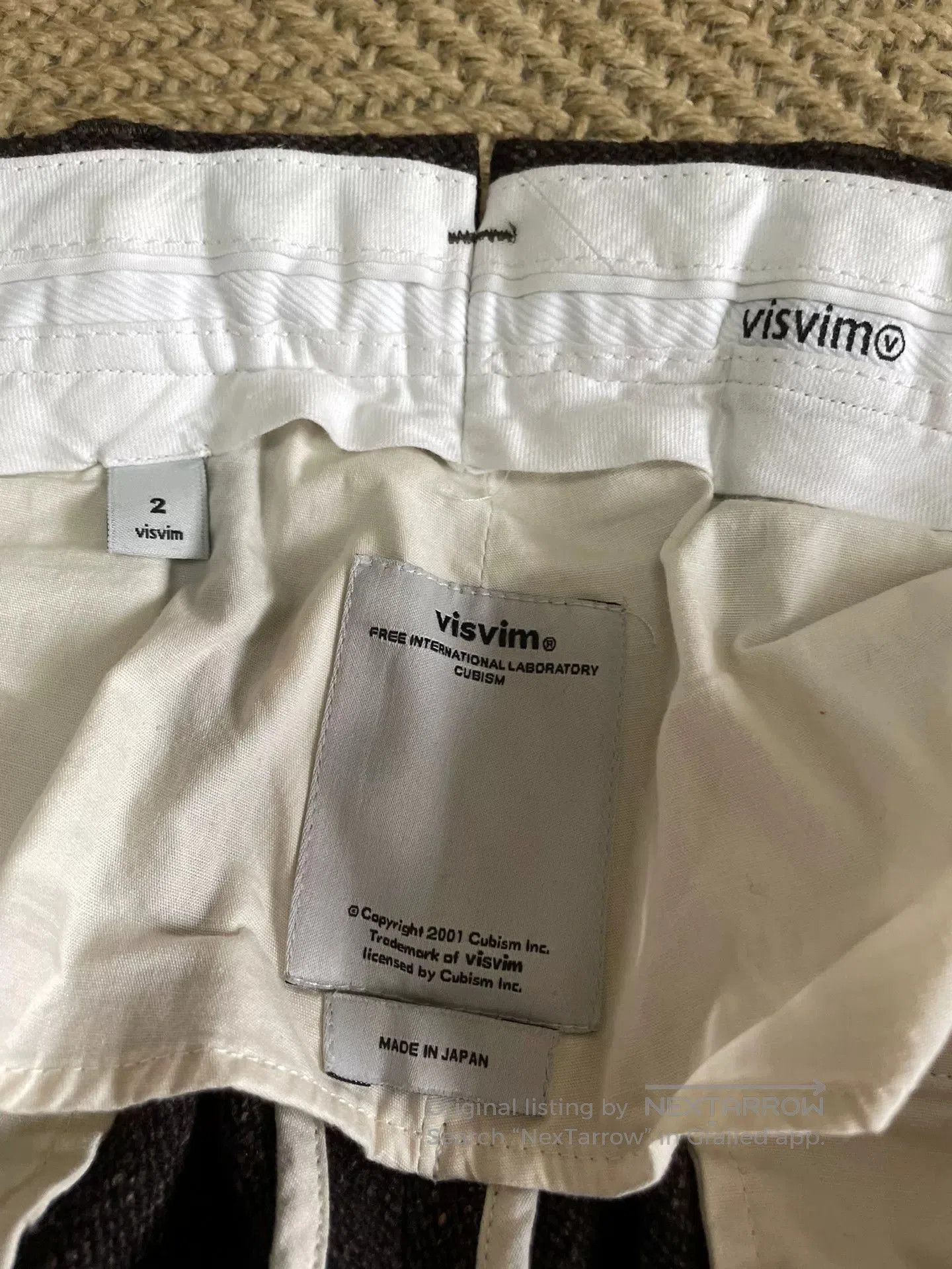 Visvim visvim cornell slacks in melange wool. Size US 39 - 4 Thumbnail