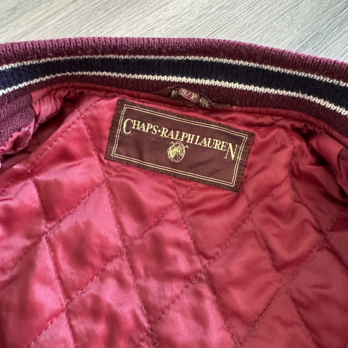 Chaps Ralph Lauren × Polo Ralph Lauren × Vintage Vintage chaps Ralph Lauren varsity bomber jacket Size US S / EU 44-46 / 1 - 7 Thumbnail