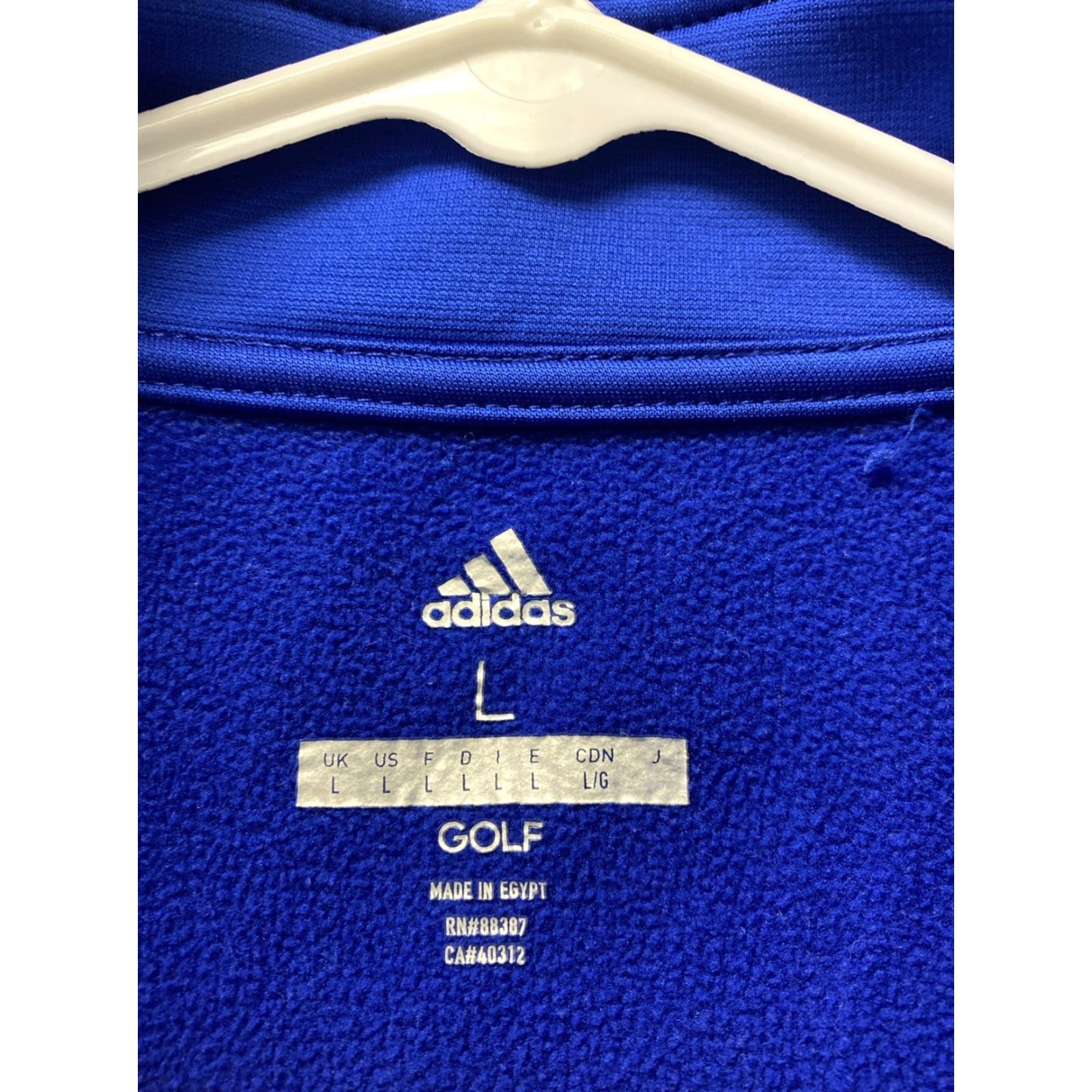 Adidas Adidas Track Jacket Mens L Blue Track Jacket Full Zip / 60-42 Athletic Zzz? Size US L / EU 52-54 / 3 - 3 Thumbnail