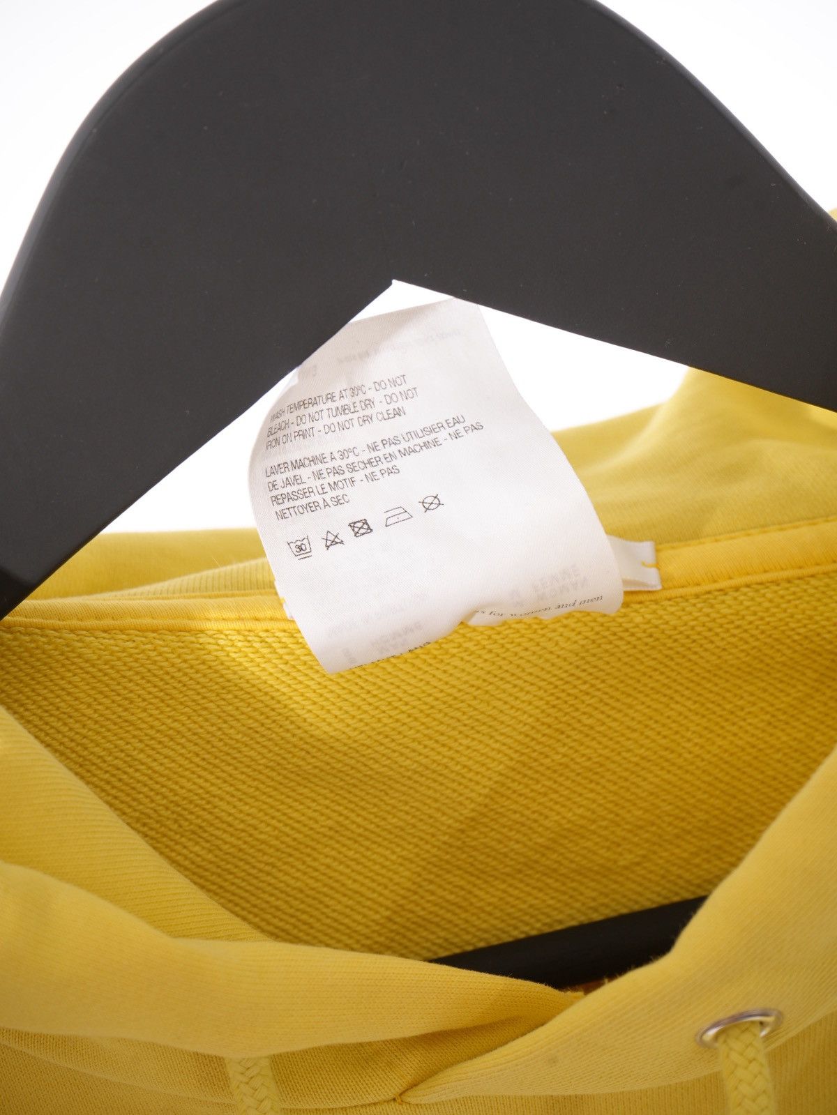 Helmut Lang Helmut Lang Yellow Impress Your Parents Logo Hoodie | Size S Size US S / EU 44-46 / 1 - 5 Thumbnail