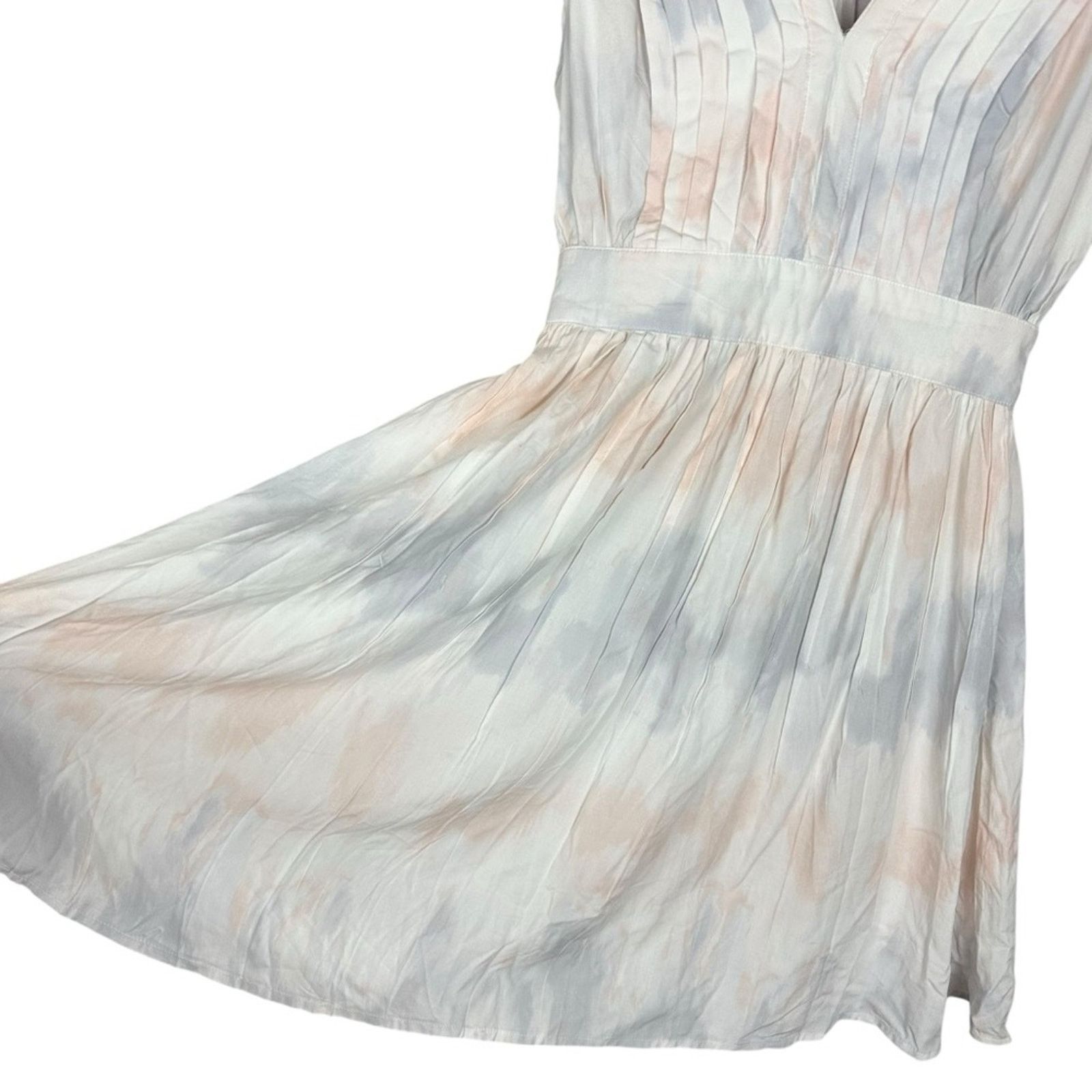 DKNY NWT DKNY Tie Dye Sleeveless Pleated A-line Skater Dress XS Size XS / US 0-2 / IT 36-38 - 9 Thumbnail