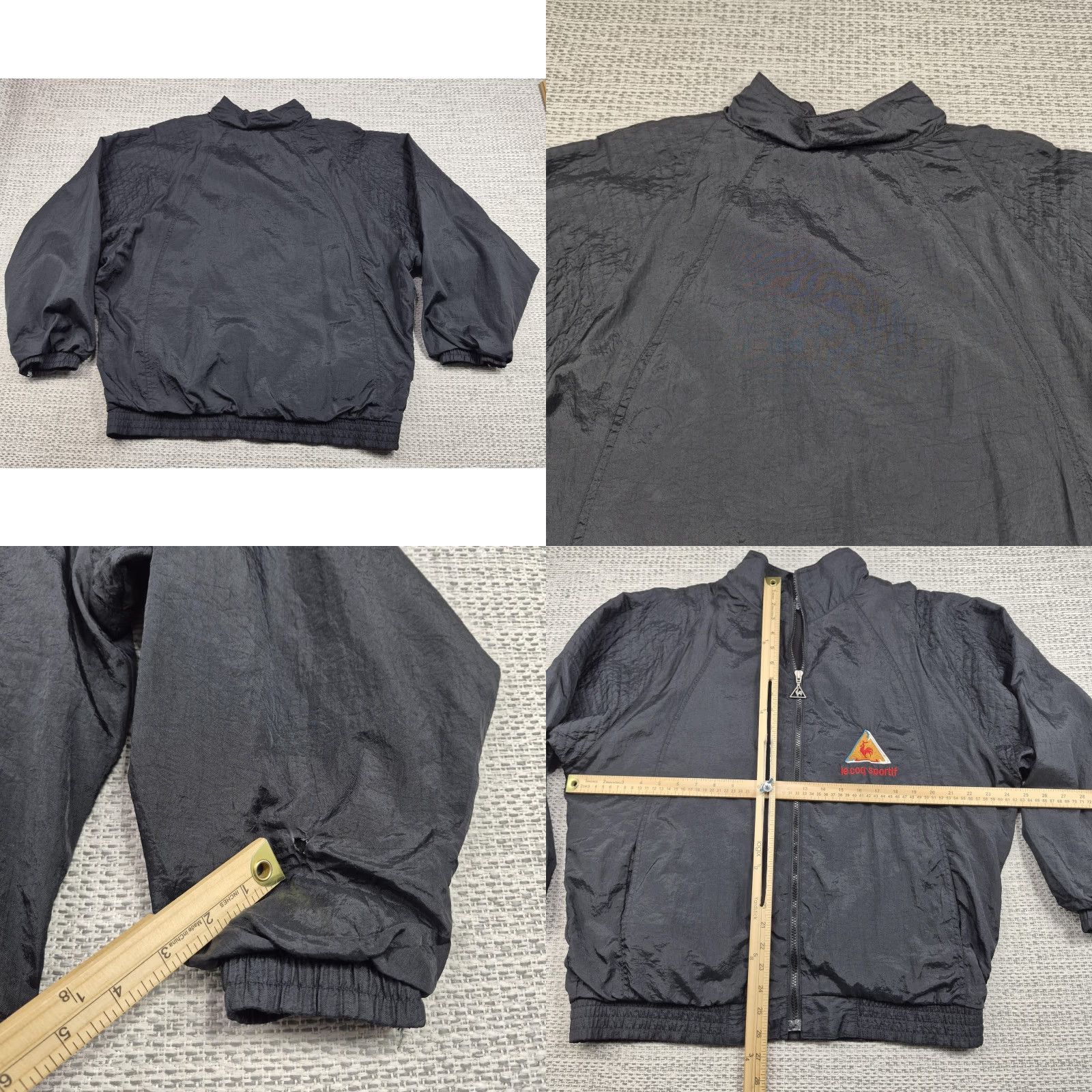 Le Coq Sportif VTG Le Coq Sportif Jacket Mens Medium Nylon Windbreaker Full Zip Lined Pockets Size US M / EU 48-50 / 2 - 8 Thumbnail