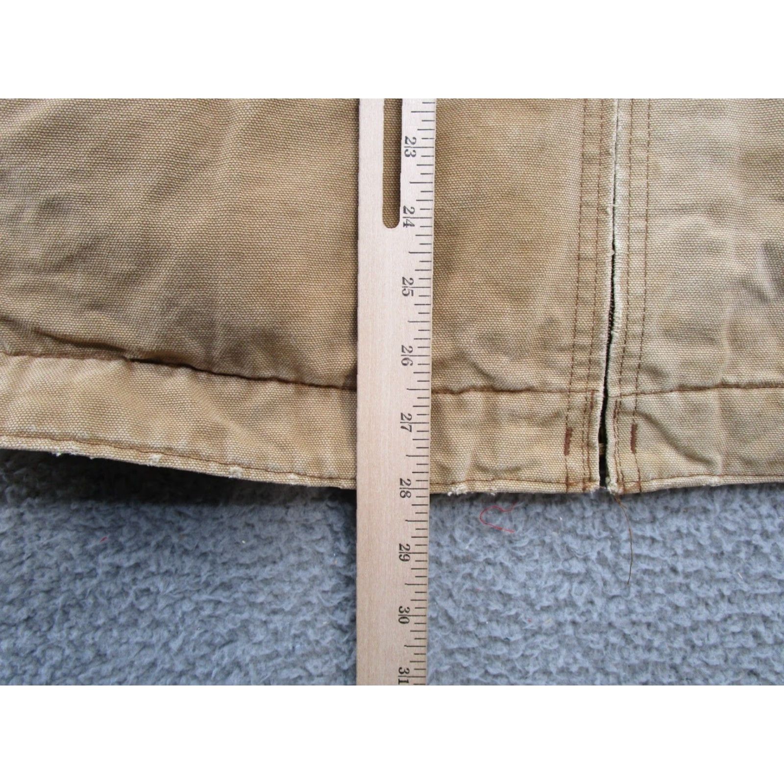 Carhartt VINTAGE Carhartt Beige Full Zip Blanket Lined Jacket Mens Size 54 6BLJ USA Size US L / EU 52-54 / 3 - 6 Thumbnail