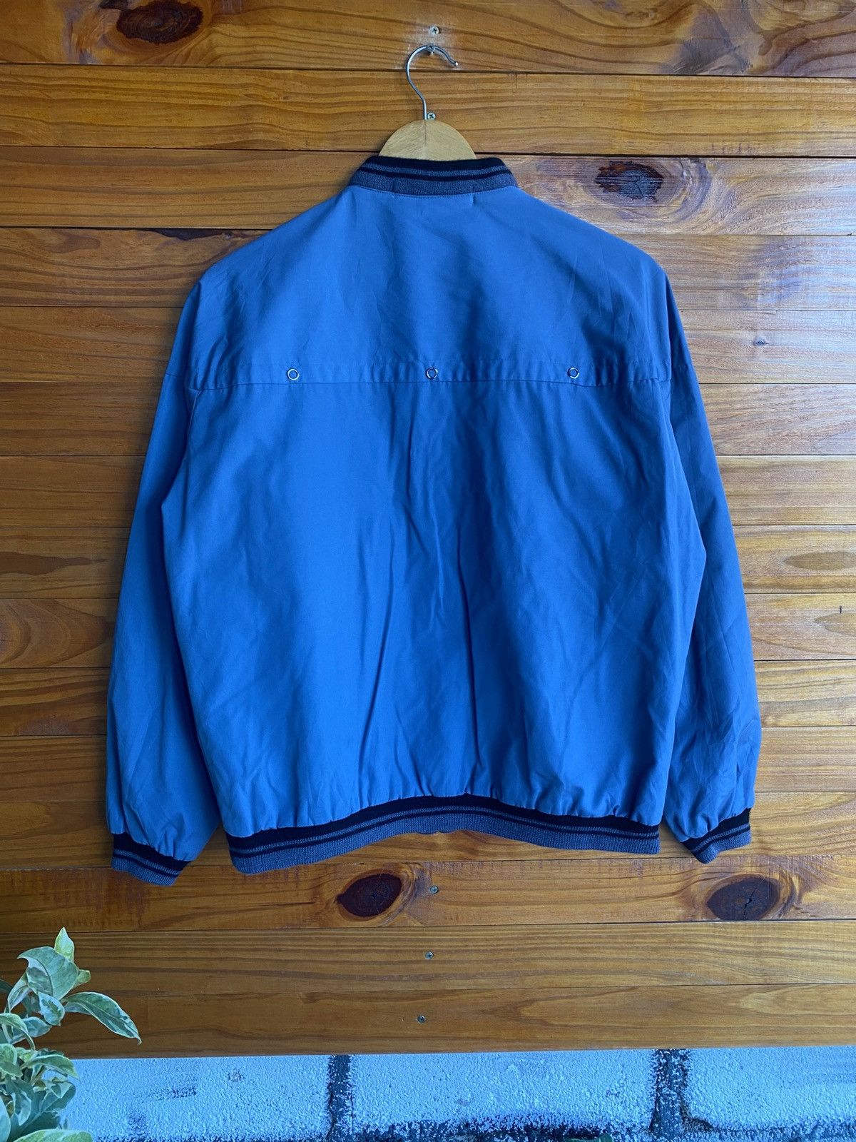 Vintage Vintage ANBA Austria Blue Bomber Jacket Licensed by Kenkado Size US M / EU 48-50 / 2 - 7 Thumbnail