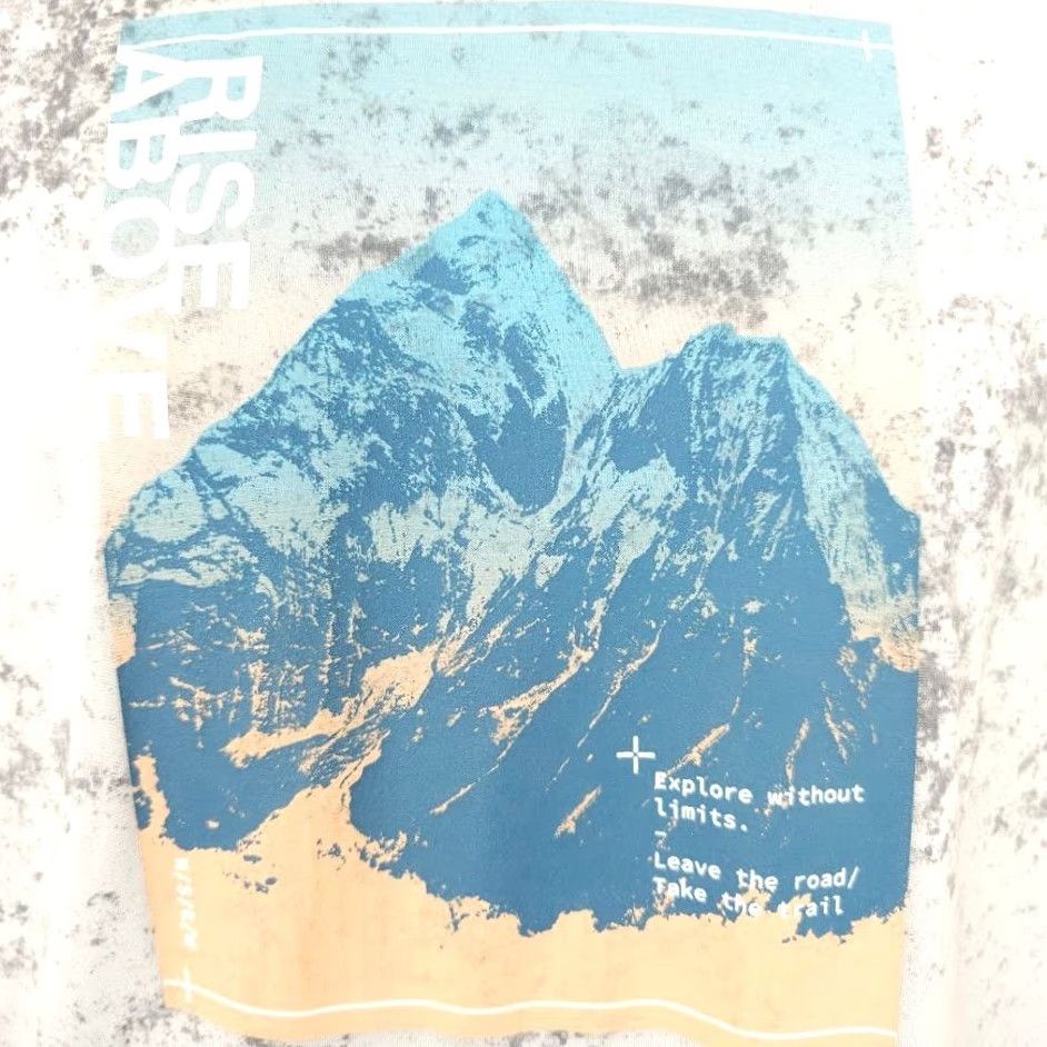 Old Navy VINTAGE Mountain Climbing T Shirt Mens Size Small Gray Hiking Rise Above Old Navy Active Size US S / EU 44-46 / 1 - 3 Thumbnail