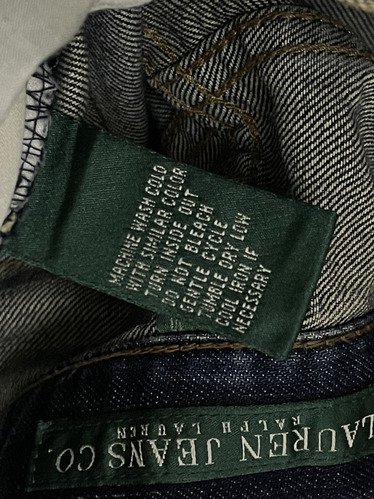 Designer × Polo Ralph Lauren × Vintage Vintage Designer Polo Ralph Lauren Flared Patchwork Jeans Size US 32 / EU 48 - 16 Thumbnail