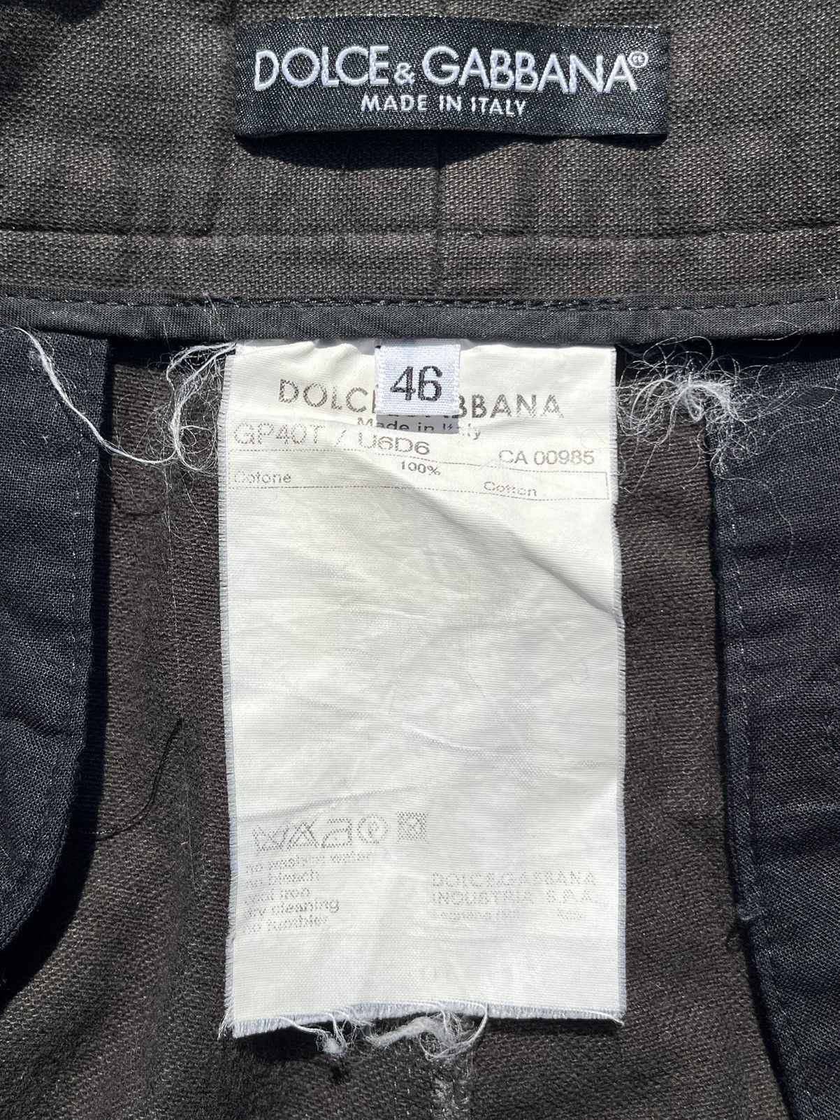 Dolce & Gabbana AW03 Dolce & Gabbana Runway Bondage Cargo Pants Size US 32 / EU 48 - 10 Thumbnail