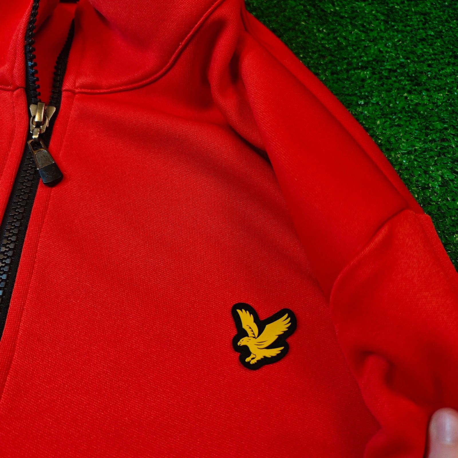 Lyle & Scott Lyle & Scott Sweater Mens XXL red 1/4 zip pullover Size US XL / EU 56 / 4 - 3 Thumbnail