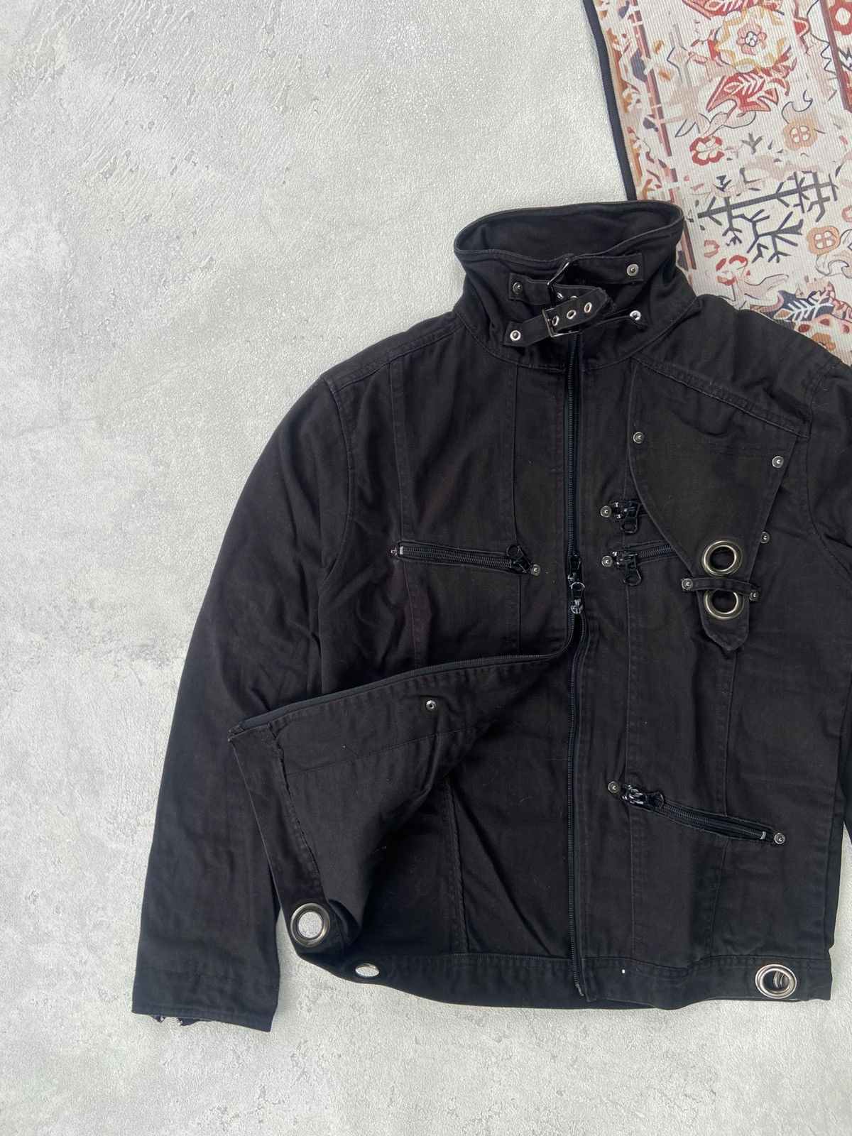 KMRii Japanese BIKERS ZIPPER GOTHIC SEDITIONARIES PUNK jacket Size US M / EU 48-50 / 2 - 4 Thumbnail