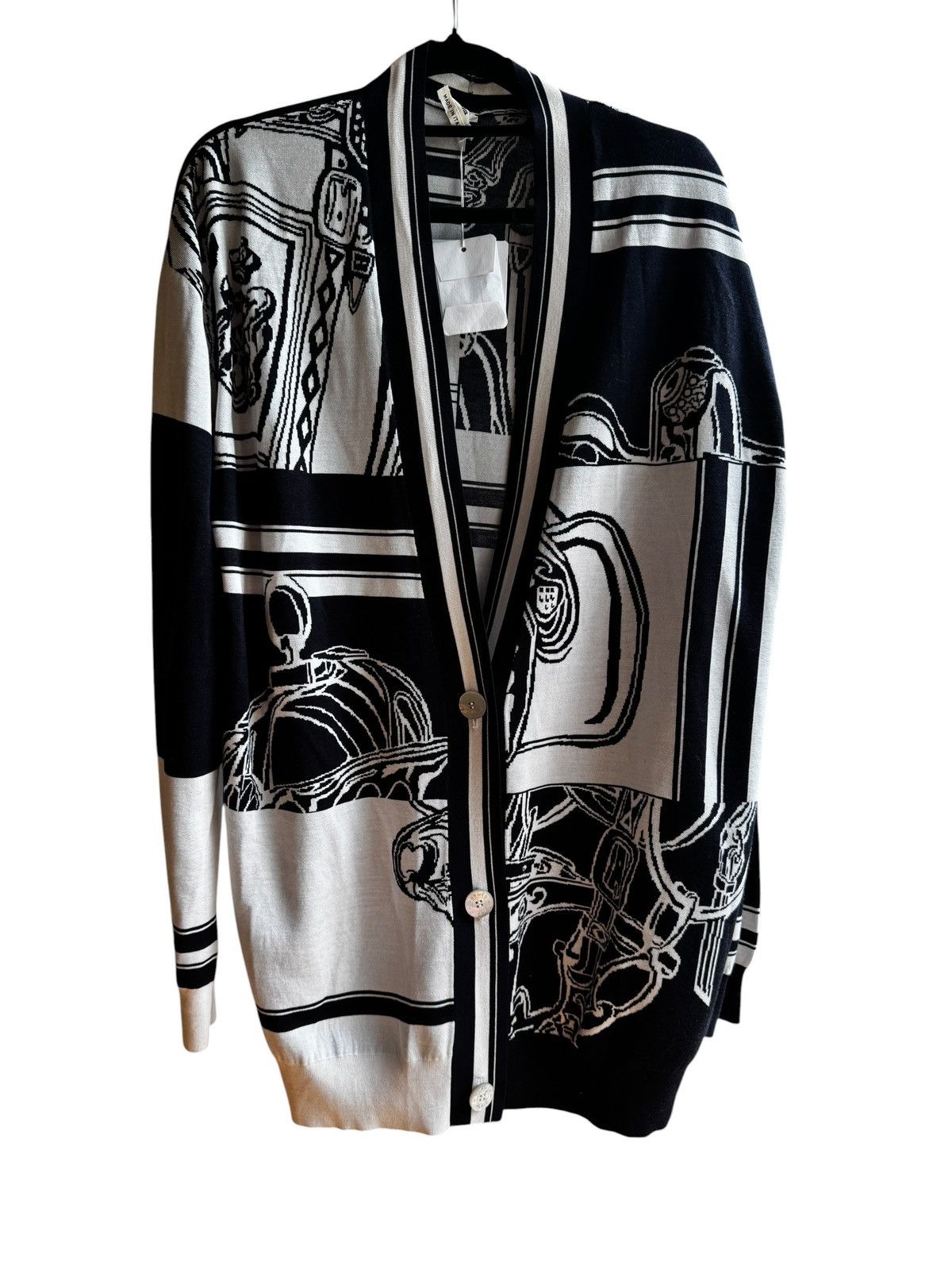 Hermes Authentic Hermès ENDESORDRE CARDIGAN. Certificate Can See Size S / US 4 / IT 40 - 1 Thumbnail