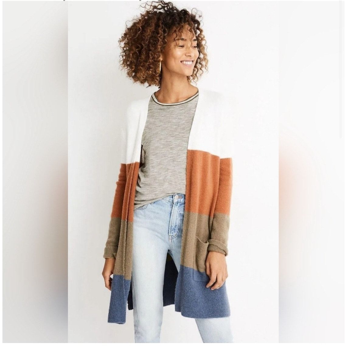 Madewell Madewell Kent open front cardigan alpaca Marino wool blend Size M / US 6-8 / IT 42-44 - 2 Thumbnail