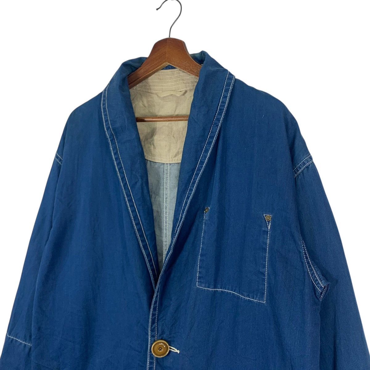 Vintage Vintage Beardsley Habillement Quotidien Long Chore Jacket Size US M / EU 48-50 / 2 - 4 Thumbnail