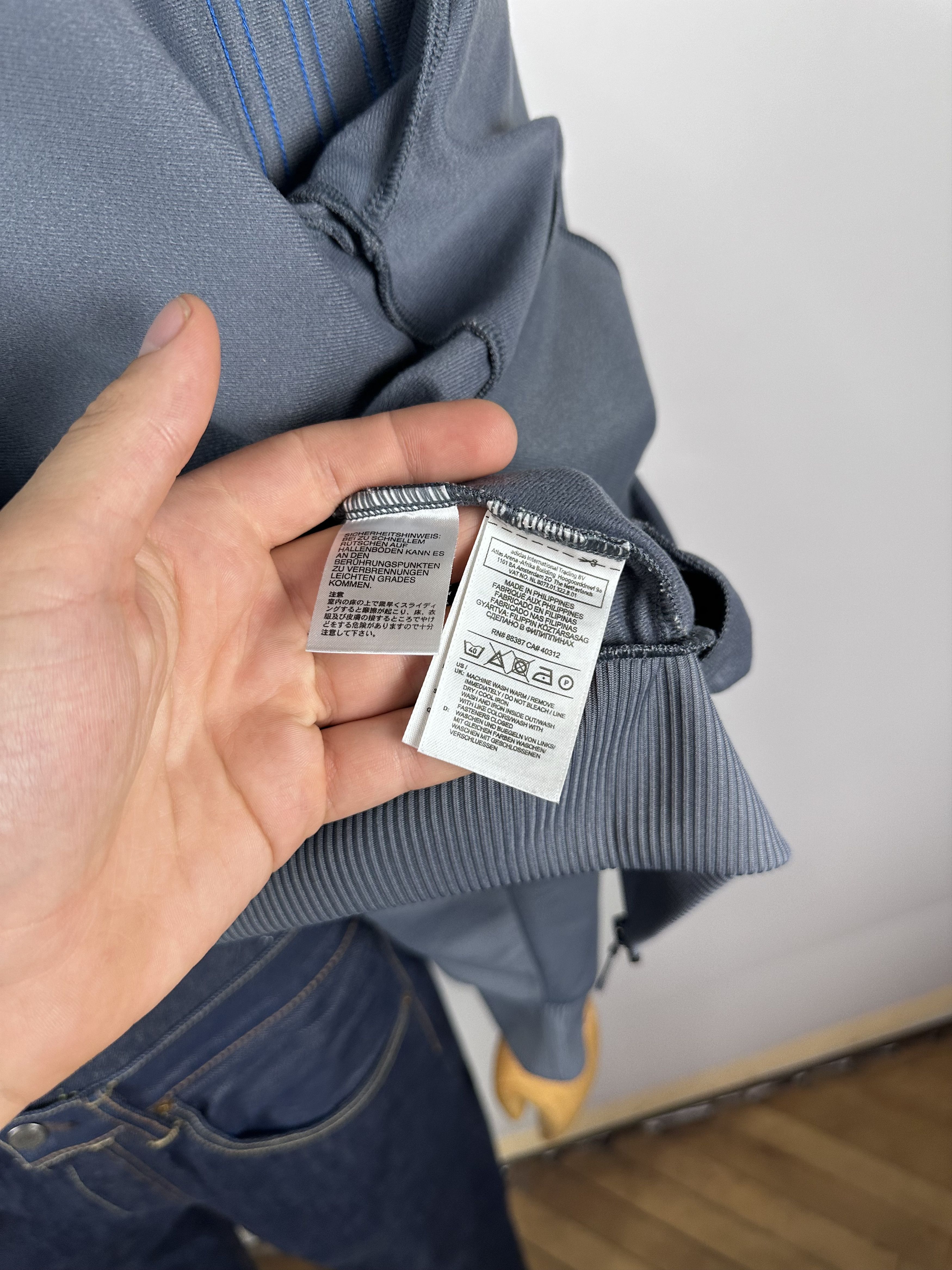 Adidas × Vintage Adidas Originals Gray Firebird Track Tracksuit Top Jacket Size US S / EU 44-46 / 1 - 12 Thumbnail