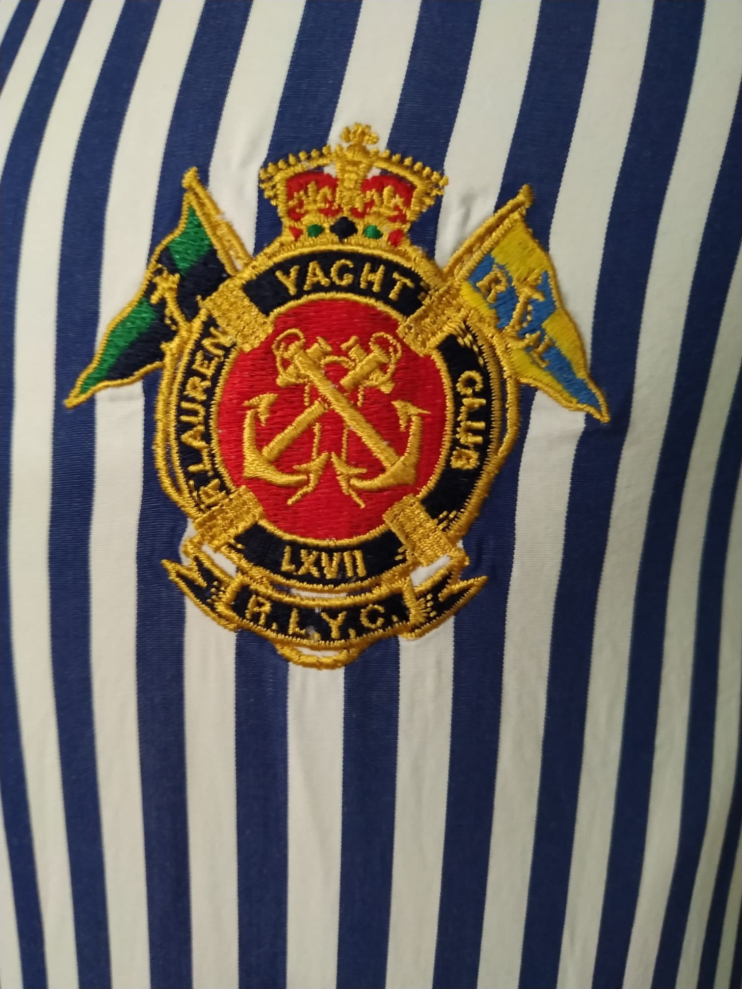 Polo Ralph Lauren Polo Ralph Lauren Yacht Club striped shirt navy white Size US L / EU 52-54 / 3 - 4 Thumbnail