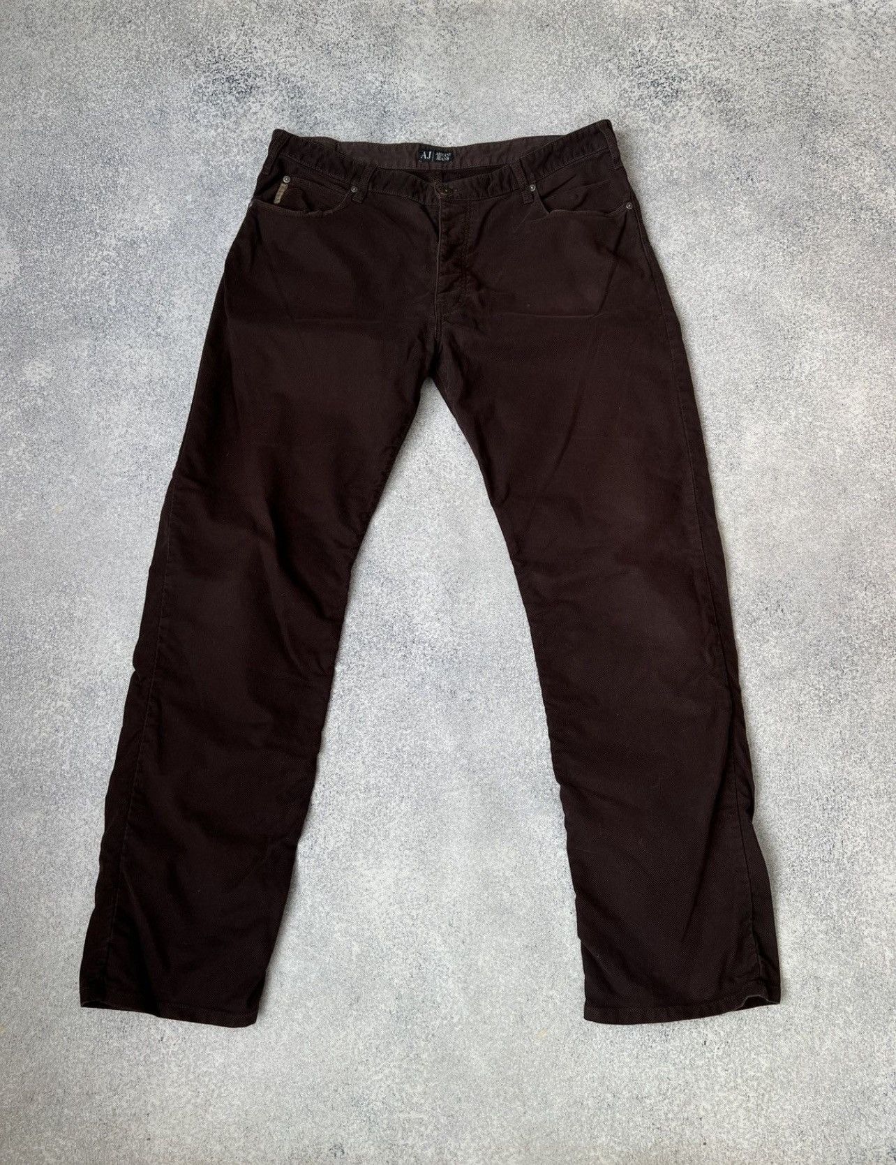 Armani Vintage Armani Jeans Brown Streetwear Pants Size US 38 / EU 54 - 2 Thumbnail