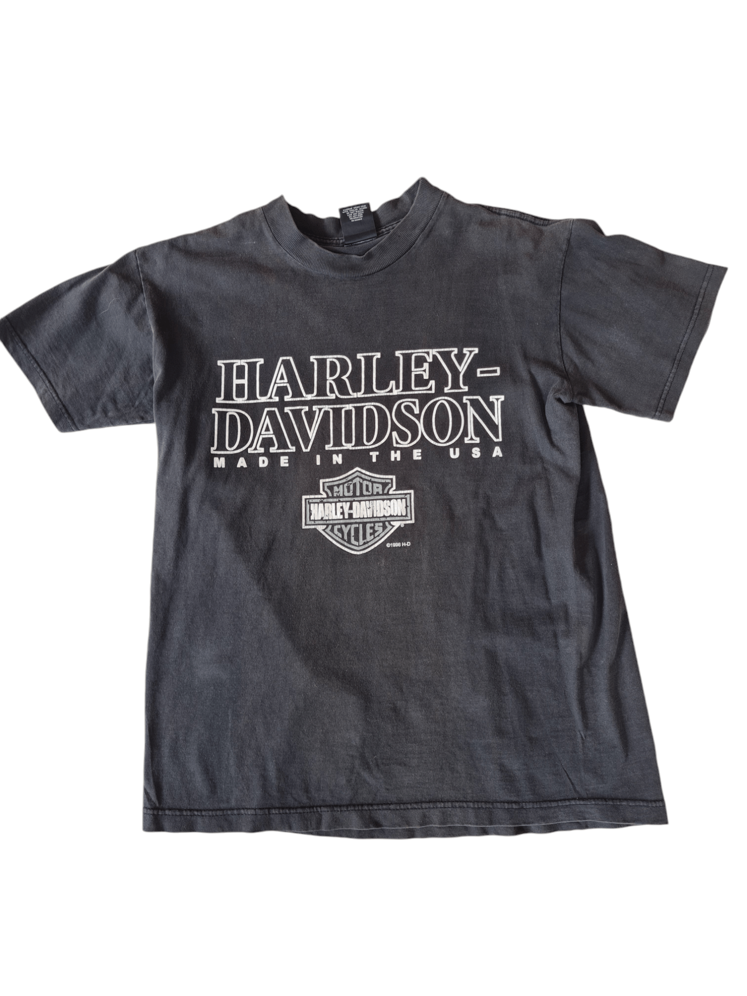 Harley Davidson Vtg Harley Davidson Tee Black Sun Faded Size US M / EU 48-50 / 2 - 2 Thumbnail