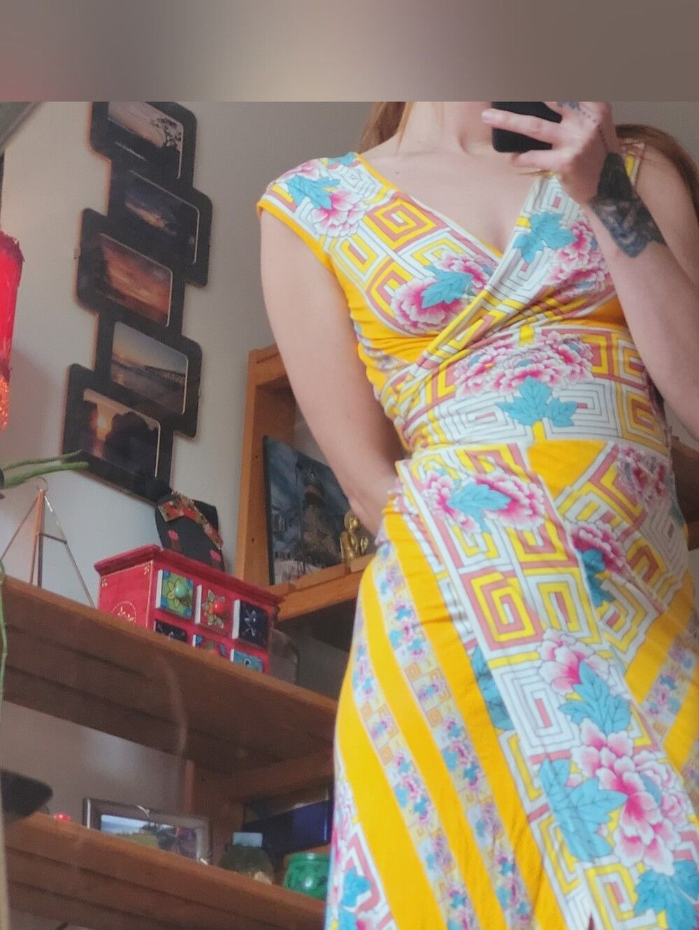 Diane von Furstenberg Diane Von Furstenberg Willow Yellow Floral Wrap Dress - 2 Size XS / US 0-2 / IT 36-38 - 7 Thumbnail