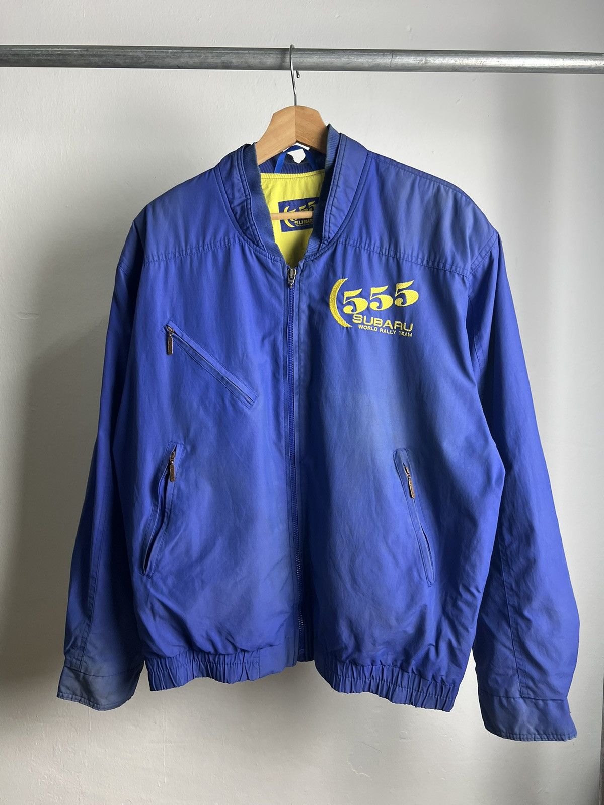 Japanese Brand × Vintage Vintage 1998s SuperRare Subaru 555 Rally Jackets for GC8 Size US M / EU 48-50 / 2 - 3 Thumbnail