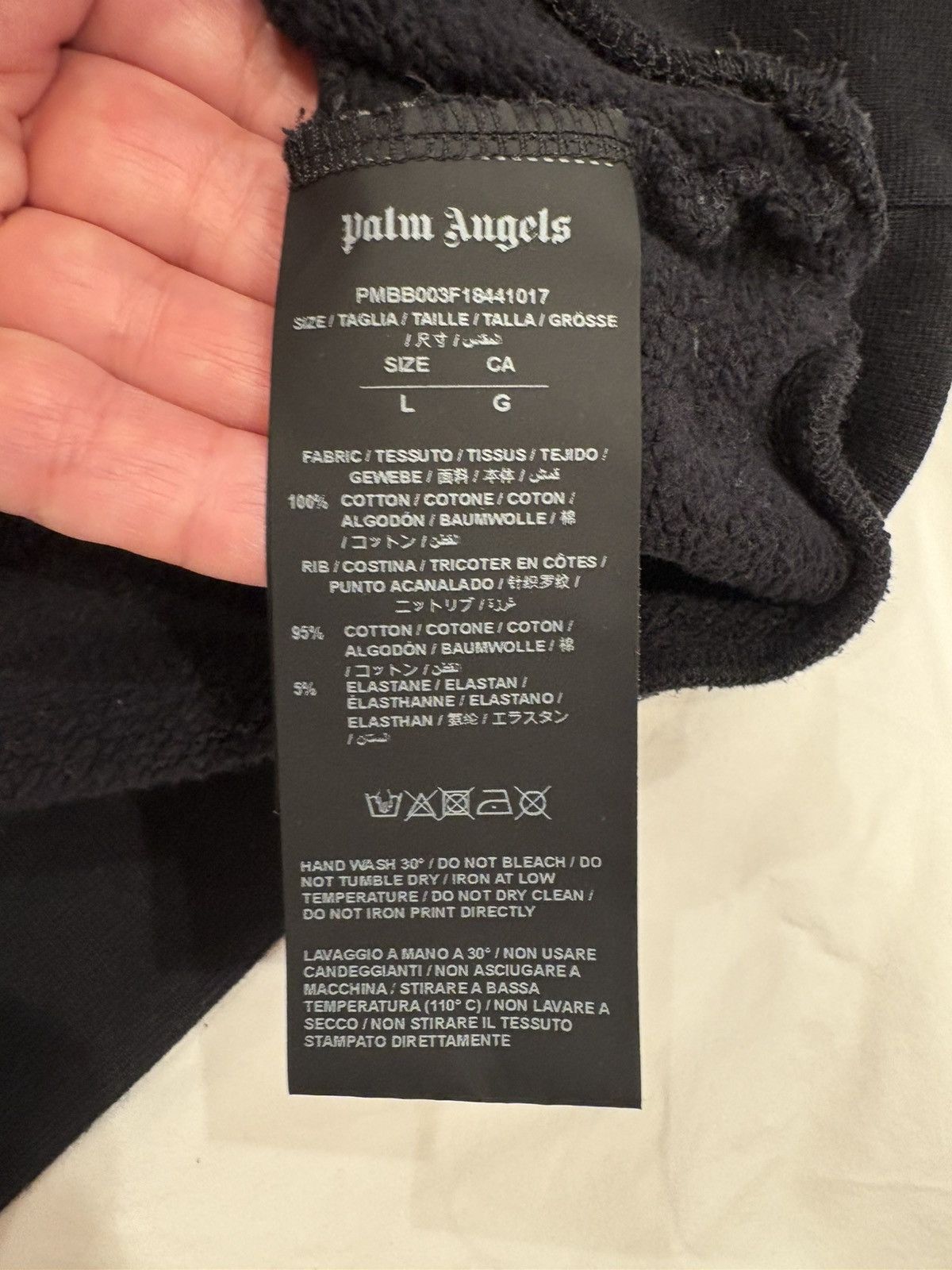 Palm Angels Palm Angels Black Flame Sleeved Size US L / EU 52-54 / 3 - 8 Thumbnail