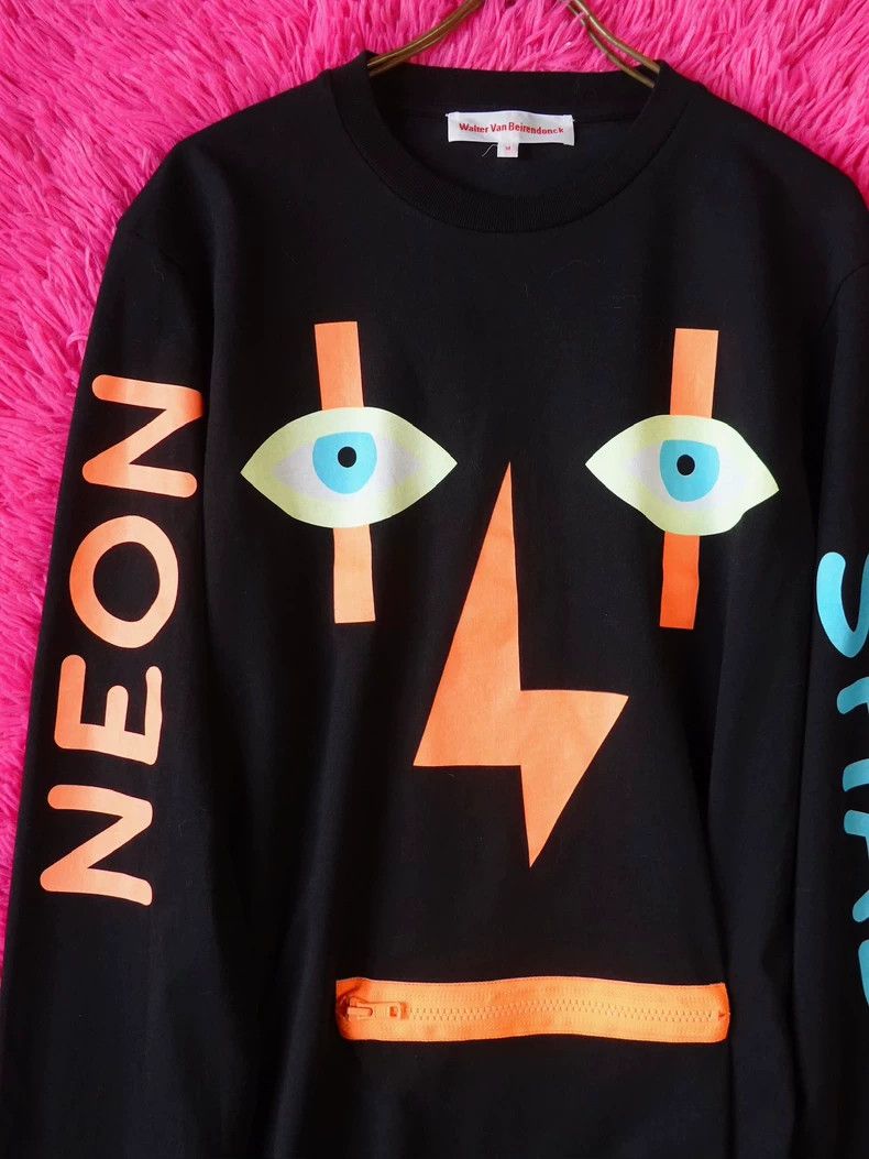 Walter Van Beirendonck walter van beirendonck Neon Shadow Printed Top Size US M / EU 48-50 / 2 - 4 Thumbnail