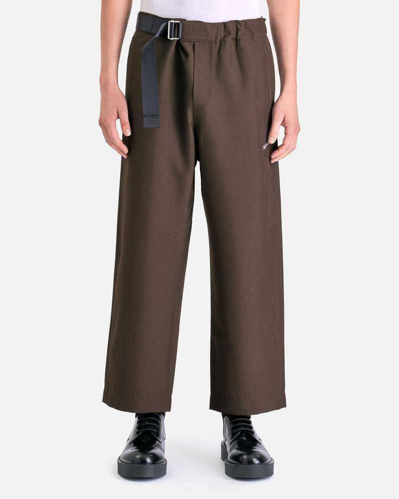 o1y0225 Casual Pant in Dark Brown