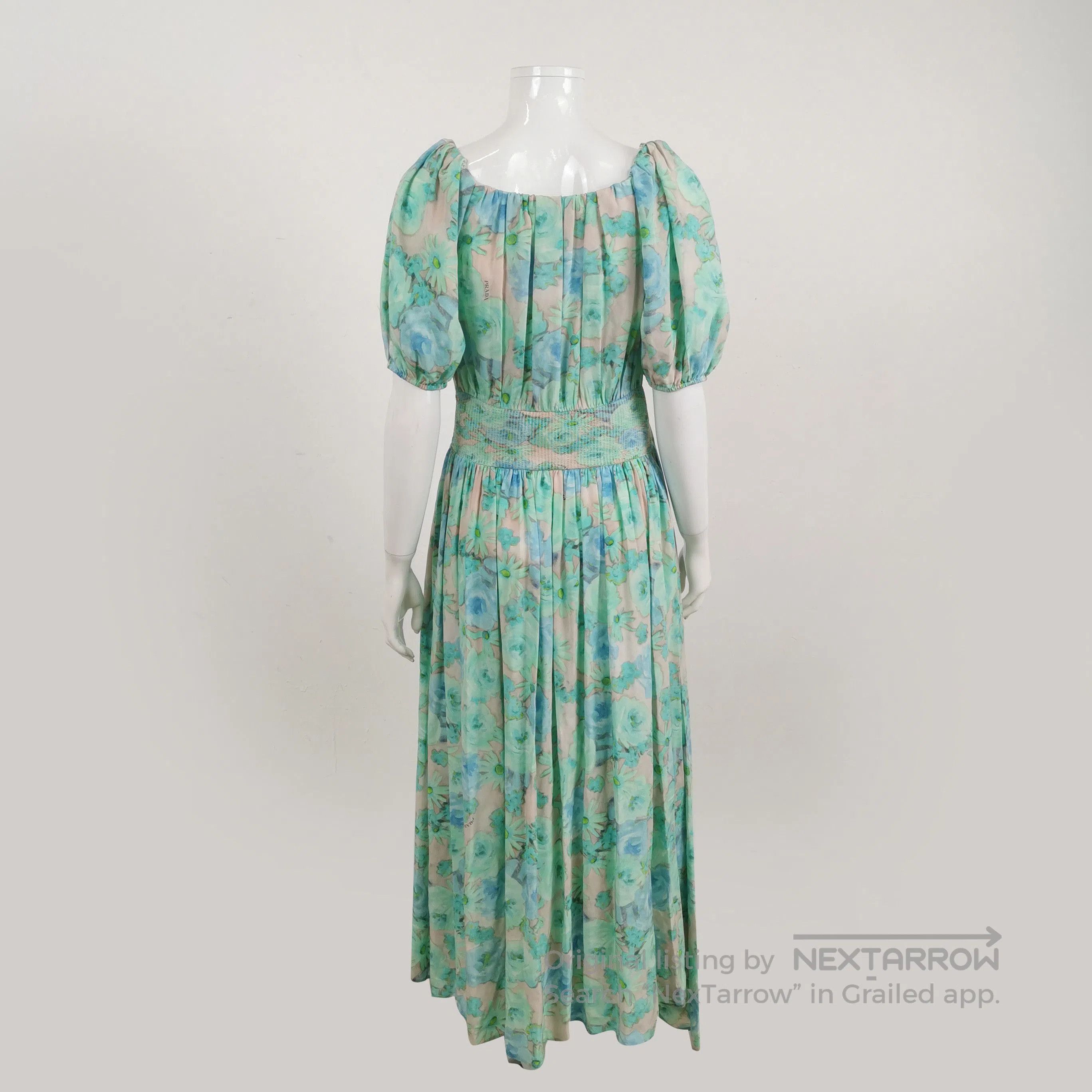 Prada Prada Colorful Silk Dress Size 4. Size M / US 6-8 / IT 42-44 - 2 Thumbnail
