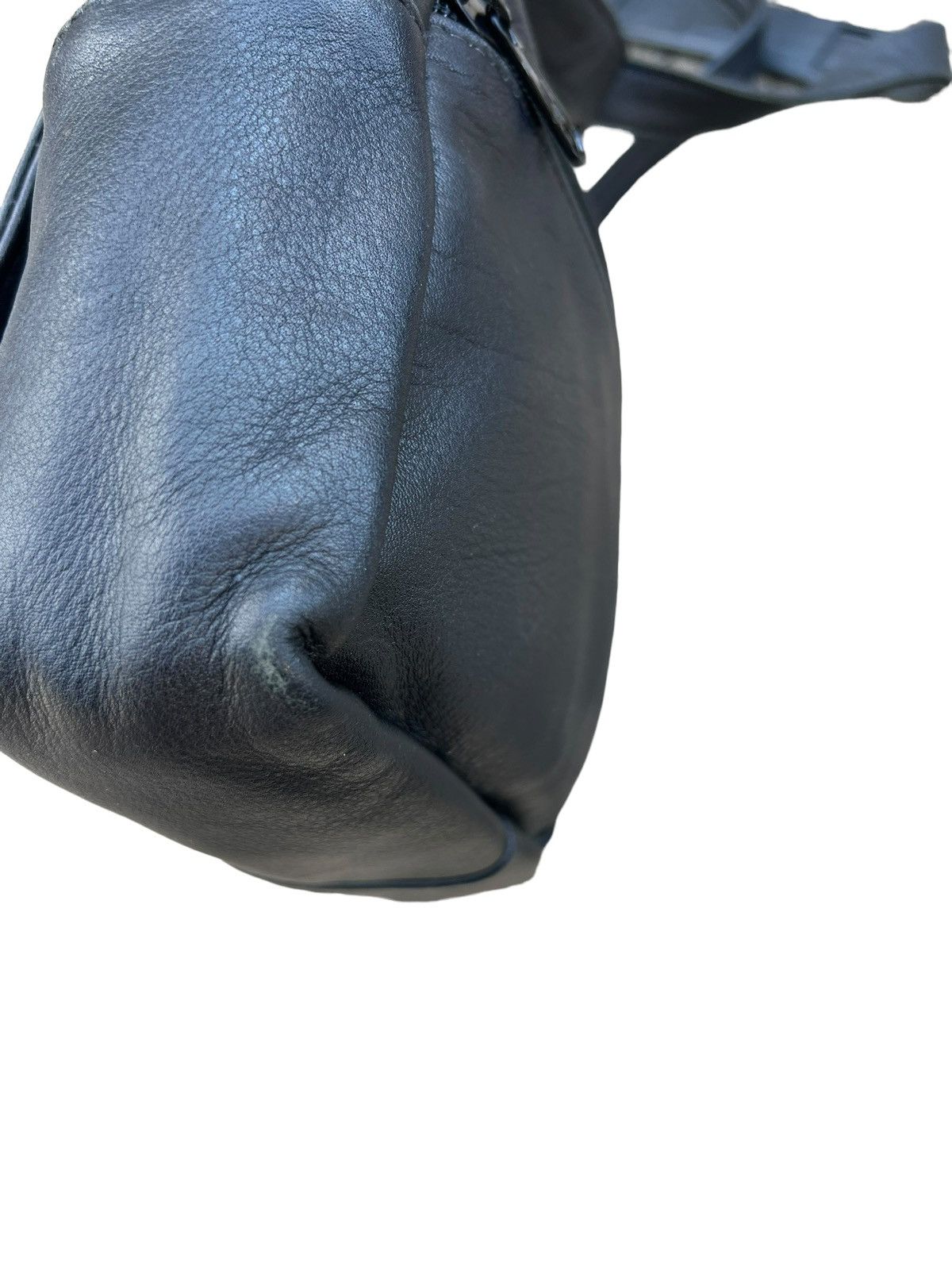 Leather Vintage AmeriBag Usa Patina Black Leather Bag Size ONE SIZE - 14 Thumbnail