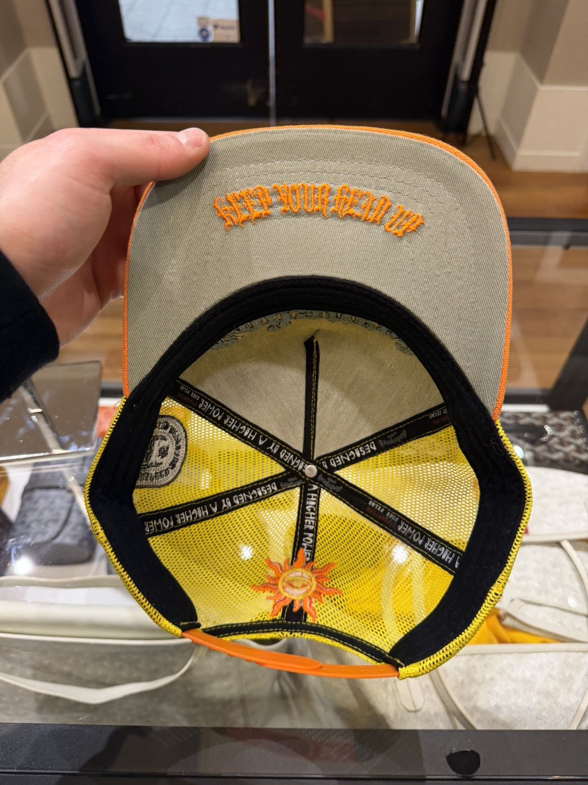 Godspeed Godspeed 4EVER Trucker Hat - Yellow Size ONE SIZE - 6 Thumbnail