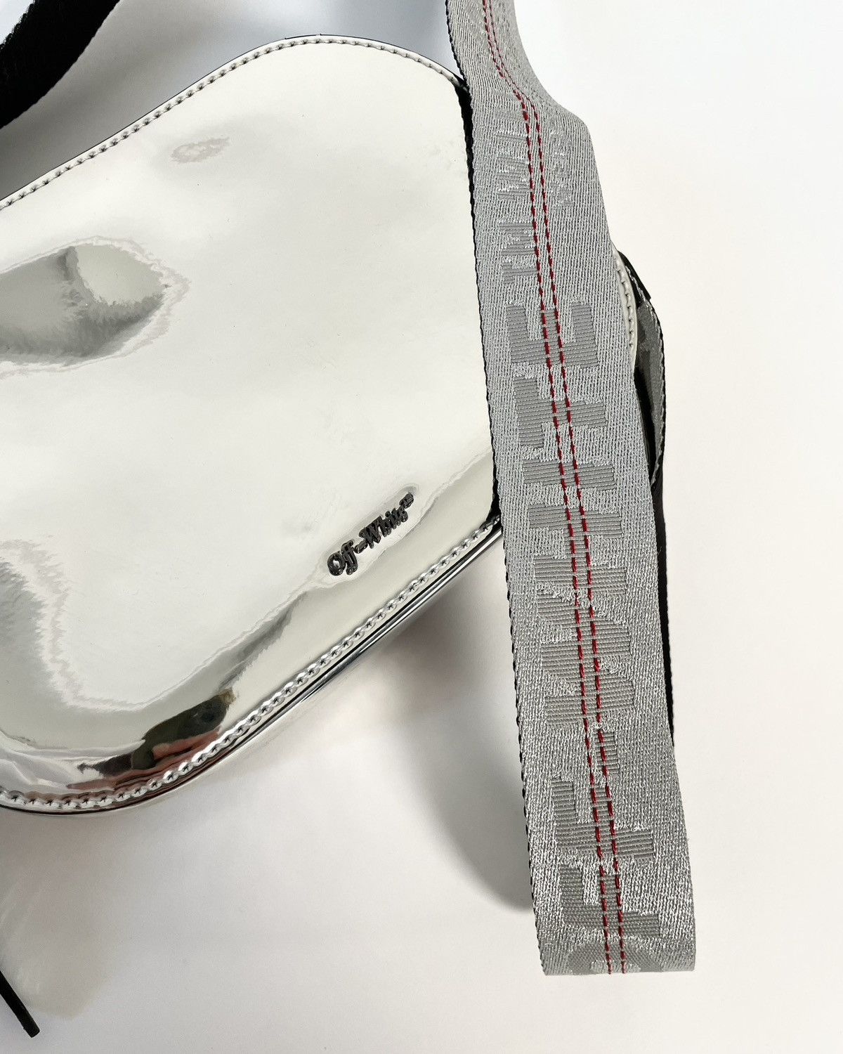 Off-White OFF-WHITE FW 18 Silver Mirror Camera Bag Size ONE SIZE - 4 Thumbnail