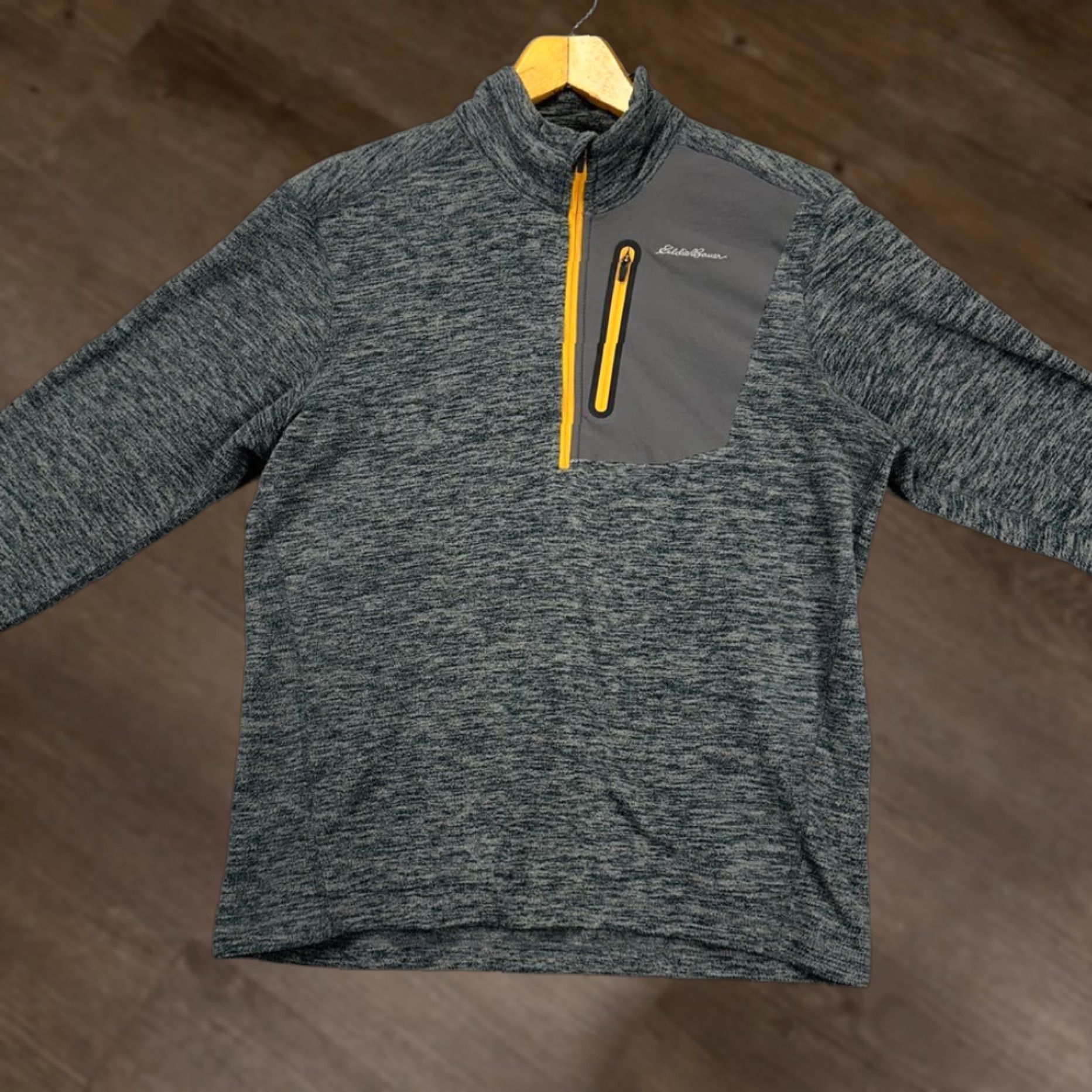 Eddie Bauer Eddie Bauer First Ascent Jacket Mens Medium Gray Fleece Quarter Zip Pullover Size US M / EU 48-50 / 2 - 1 Thumbnail