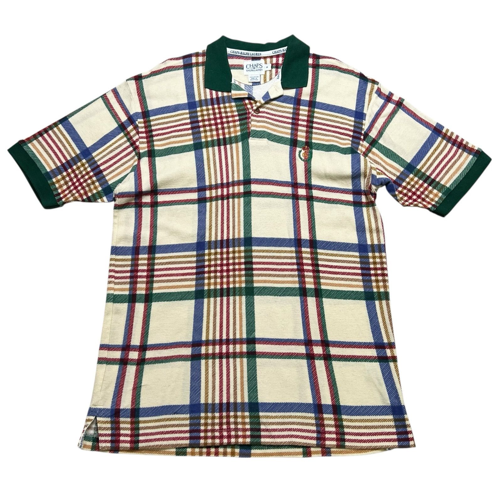 Polo Ralph Lauren Vintage Chaps Ralph Lauren Polo Shirt Men’s M Plaid Y2K Size US M / EU 48-50 / 2 - 1 Thumbnail