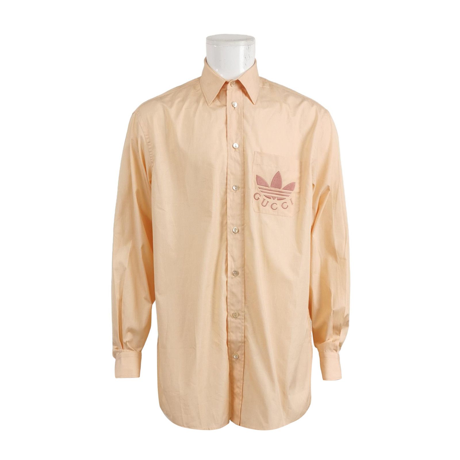 Gucci Gucci x Adidas Trefoil Logo Cotton Shirt 46 Size US S / EU 44-46 / 1 - 1 Thumbnail