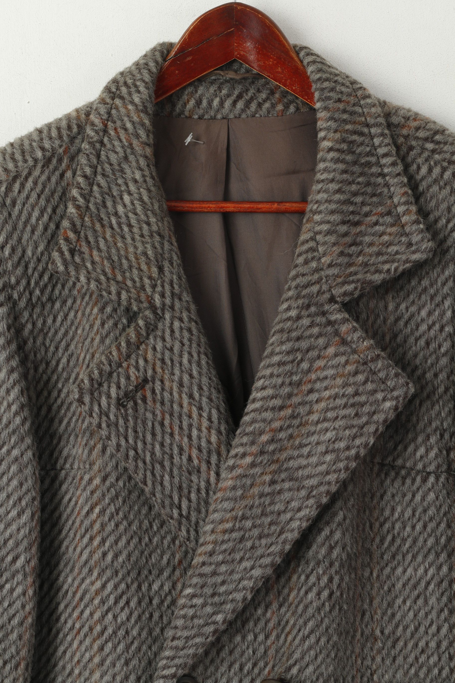 Vintage Petite Mademoiselle Women XL Jacket Taupe 7149 Size XL / US 12-14 / IT 48-50 - 3 Thumbnail