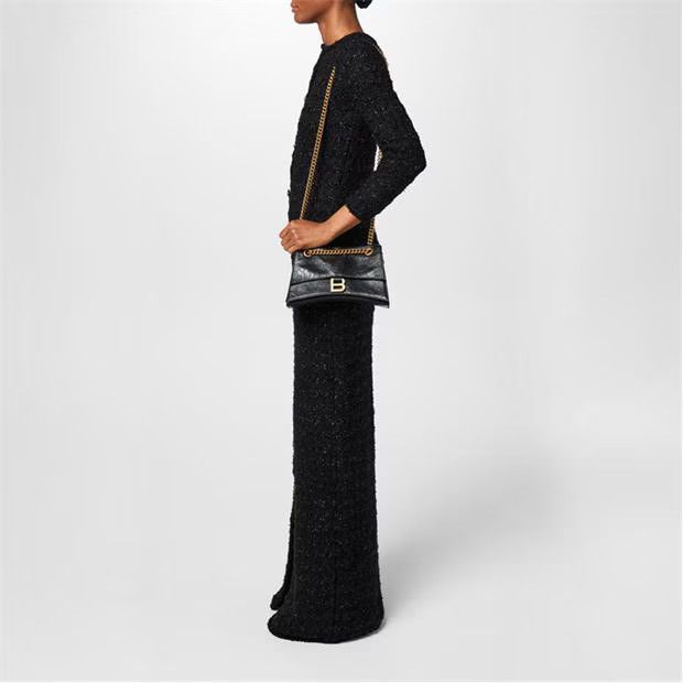 Balenciaga o1g2r1mq0924 Maxi Dress in Black Size S / US 4 / IT 40 - 5 Thumbnail