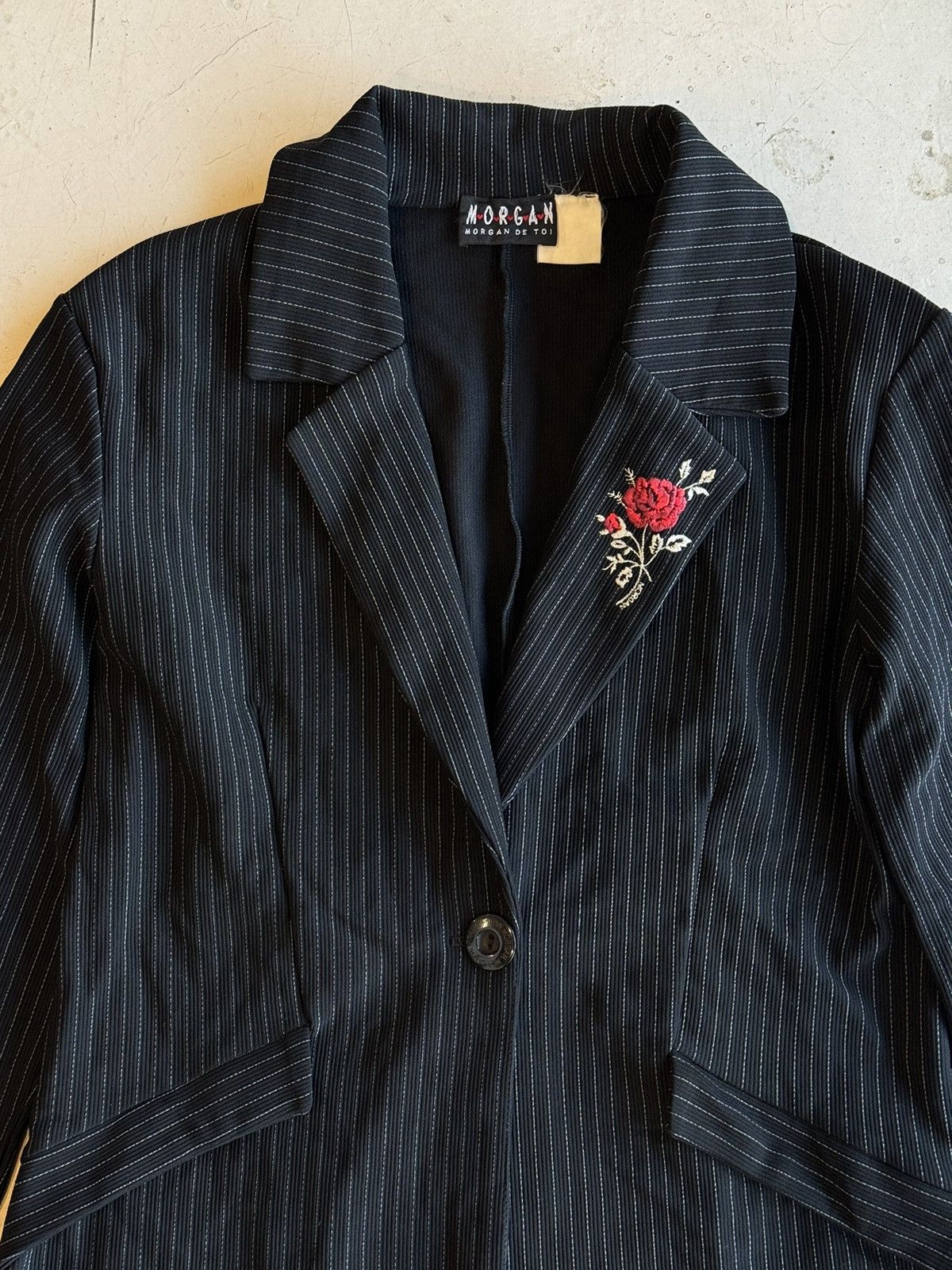 Japanese Brand Y2K Morgan De Toi Homme Punk Peom Vest Jacket Size US M / EU 48-50 / 2 - 1 Thumbnail