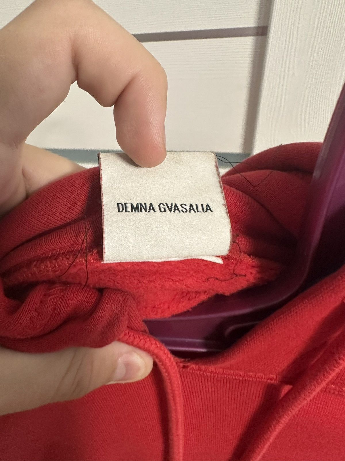 Vetements Vetements SS19 red secret society hoodie Size US S / EU 44-46 / 1 - 4 Thumbnail
