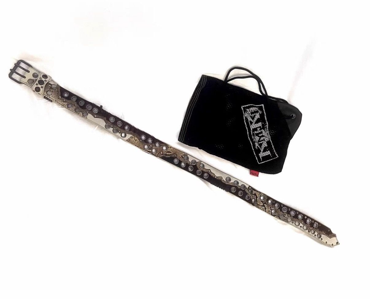 KMRii kmrii snake skin leather belt Size 32 - 2 Thumbnail
