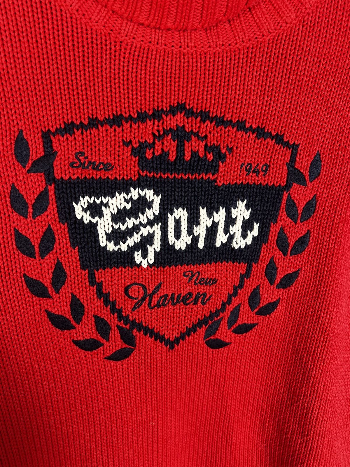 Gant Vintage Gant New Haven Heavy Knit Sweater Knitted Big Logo Size US S / EU 44-46 / 1 - 3 Thumbnail