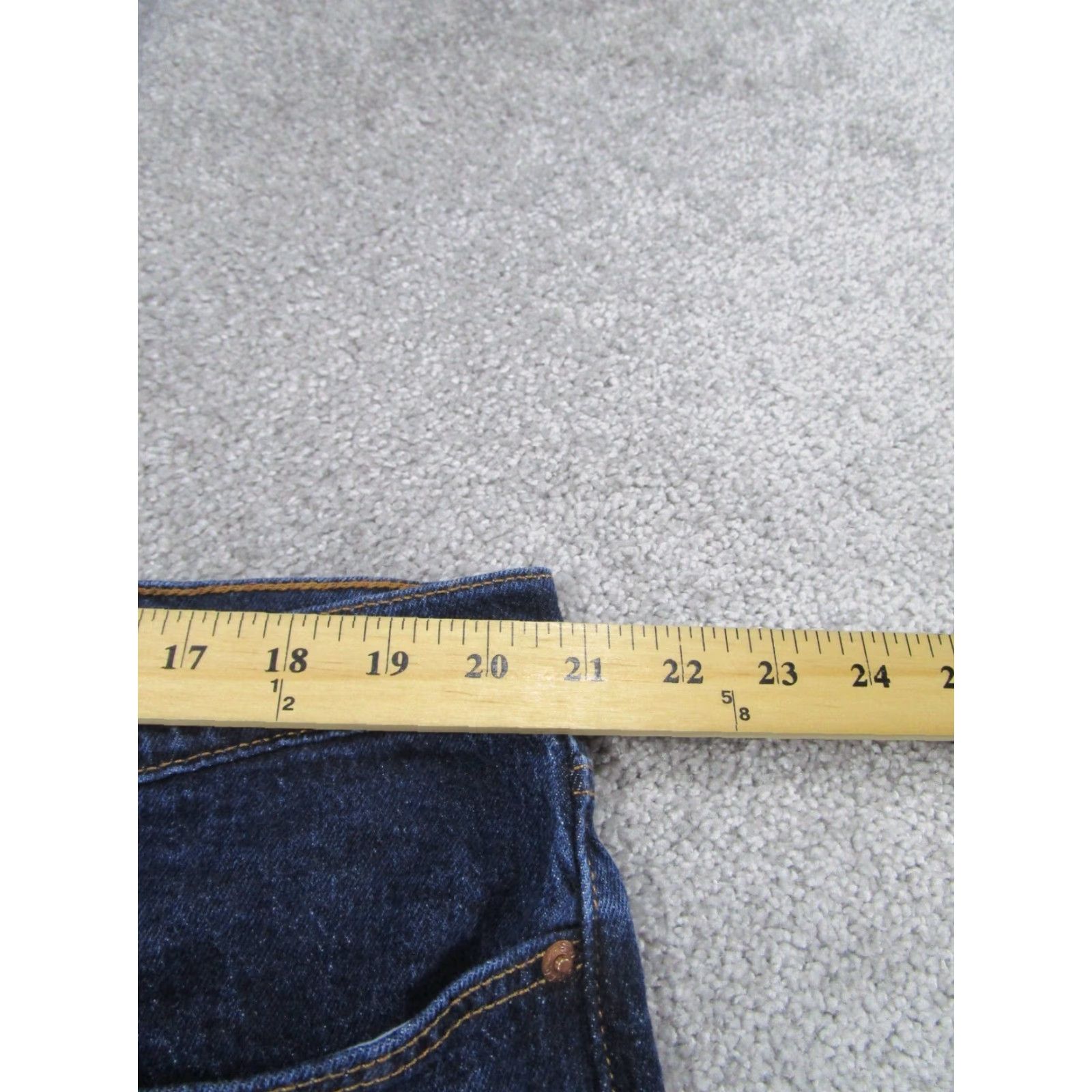 Levi's Levi's Jeans Womens Plus 41" Waist High Rise Dark Wash Denim Straight Blue Size 27" / US 4 / IT 40 - 7 Thumbnail