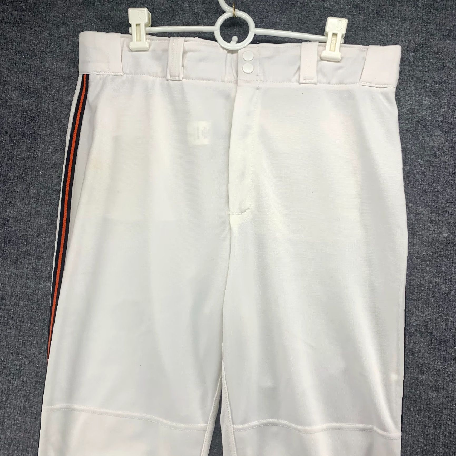 Wilson Wilson Pants Mens XL White Baseball Active Athletic Elastic Snap Button 36x32 Size US 36 / EU 52 - 3 Thumbnail