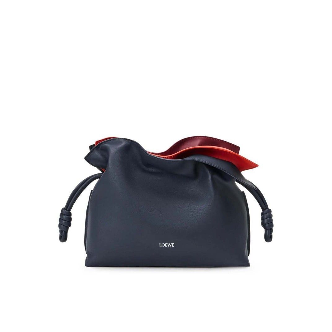 Loewe LOEWE Flamenco Medium Layered $3500 Deep Navy Clutch Bag New Size ONE SIZE - 1 Thumbnail