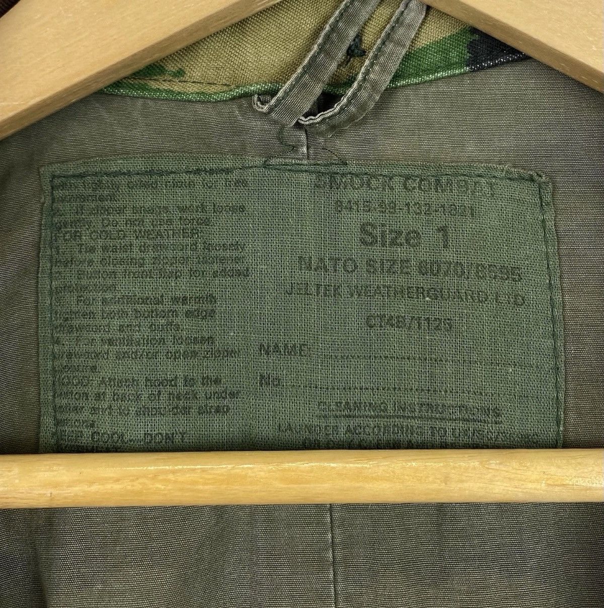 Other Vintage UK British Army Combat Smock 1980s NSN Coat Jacket Size US S / EU 44-46 / 1 - 7 Thumbnail